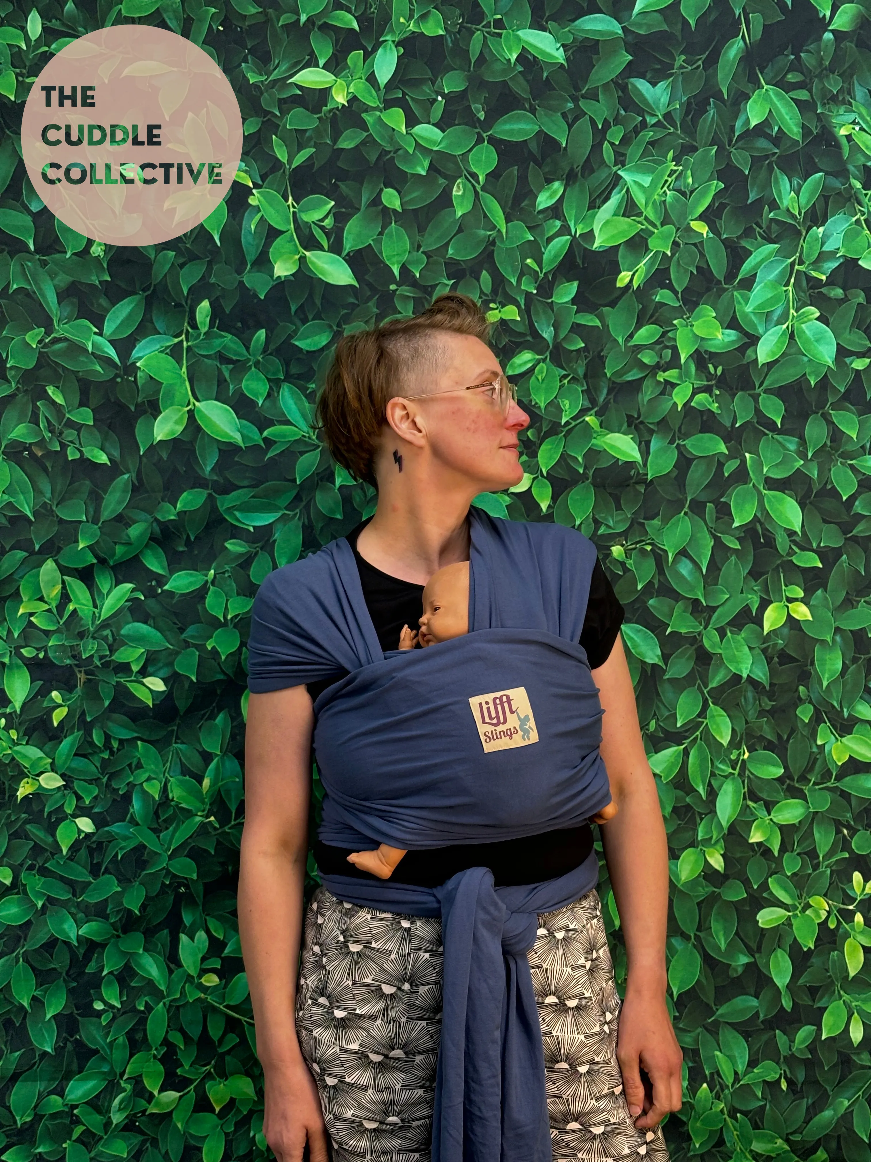 Lifft Slings - 2 Way Stretchy Wrap - Blue