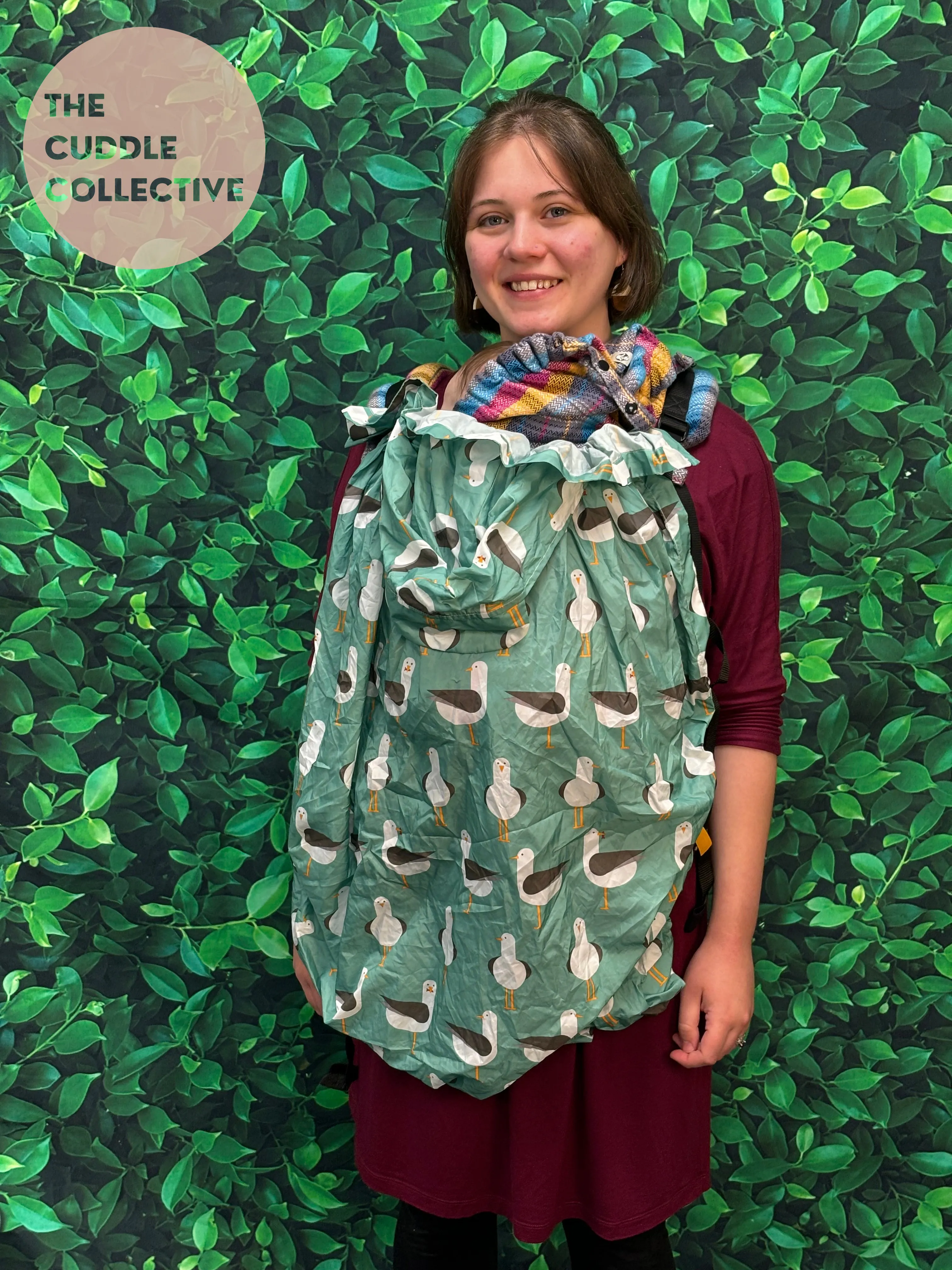 Bundlebean Babywearing Cover - Rain cover - Seagulls