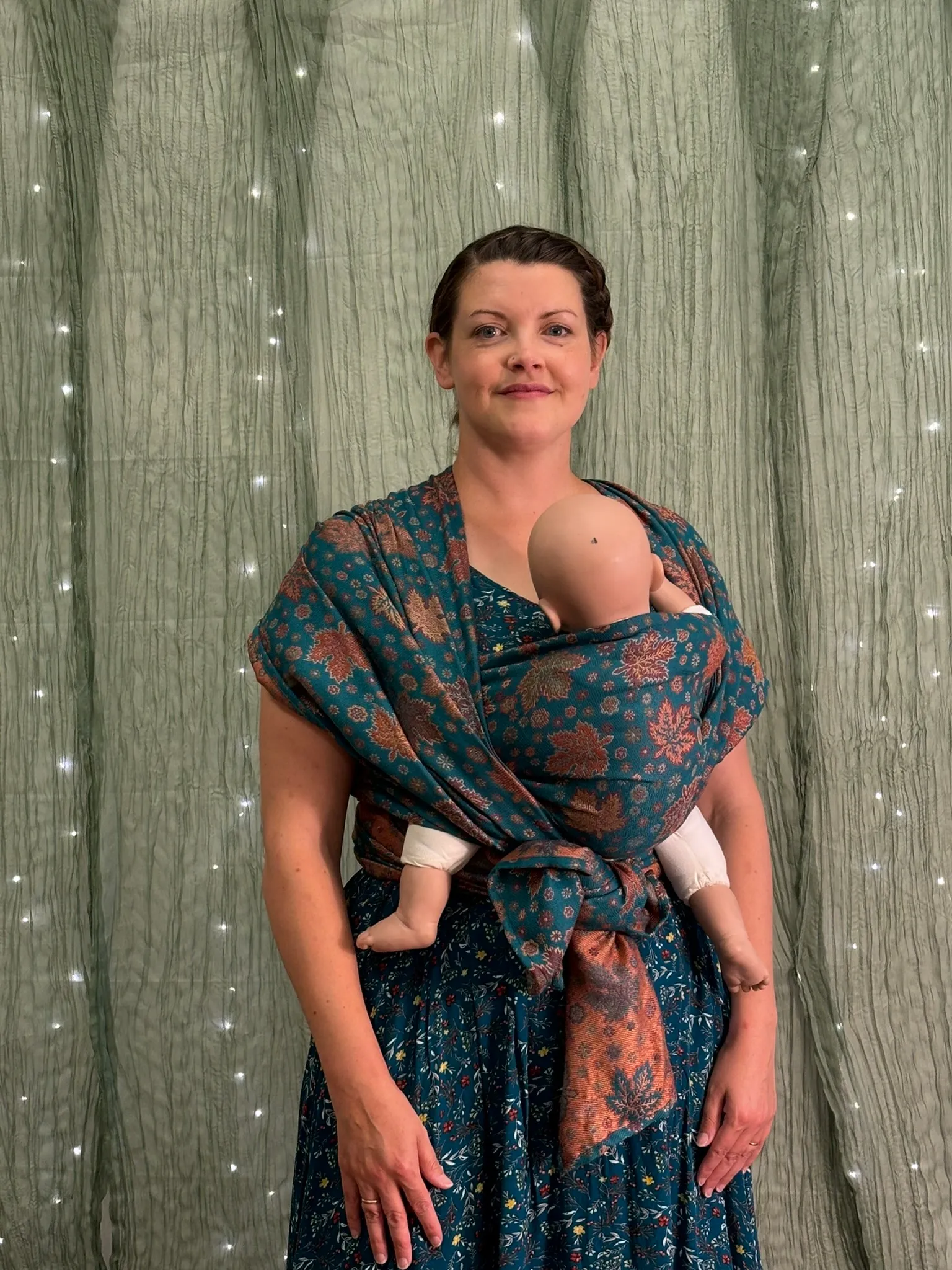 Almitra Tattva ▪ Chinar Collection ▪ Deep Phirozi - Size 6 Woven Wrap