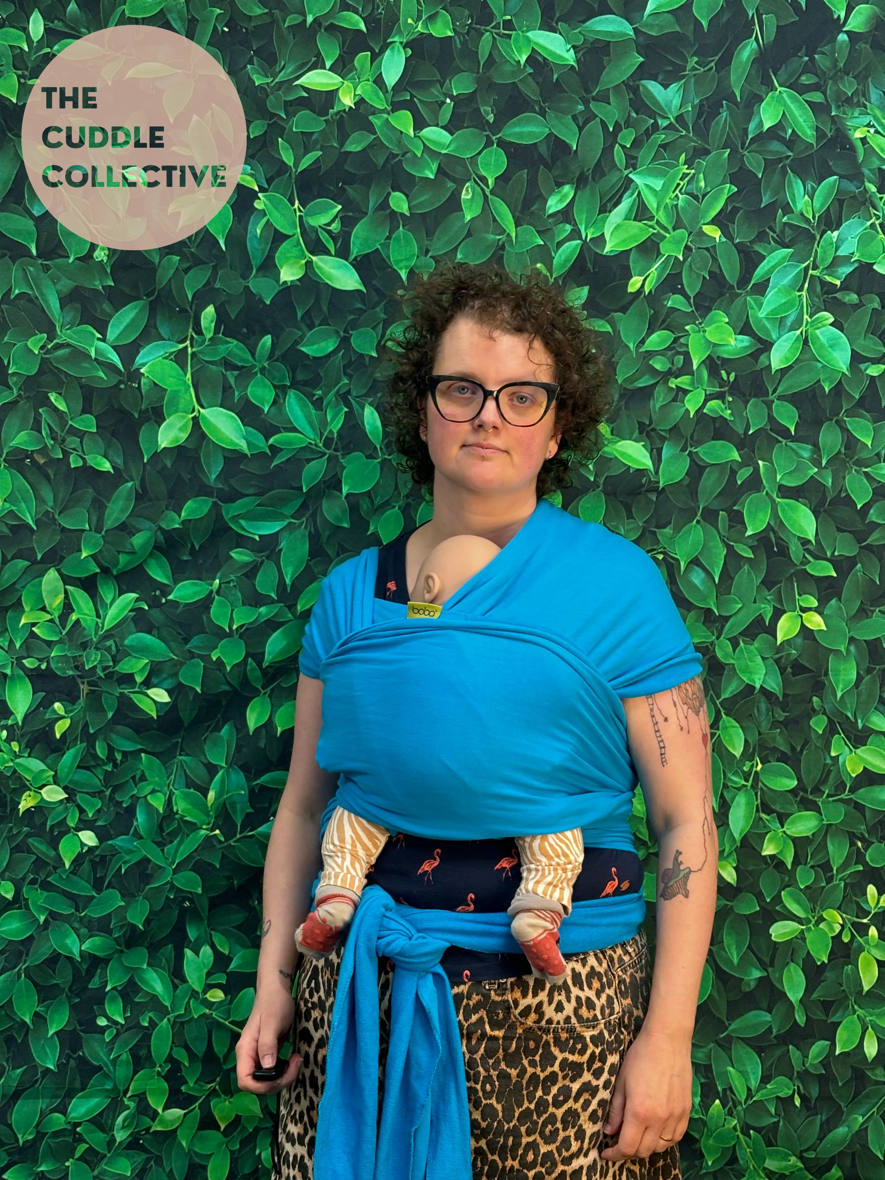 Boba - Two Way Stretchy Wrap - Blue