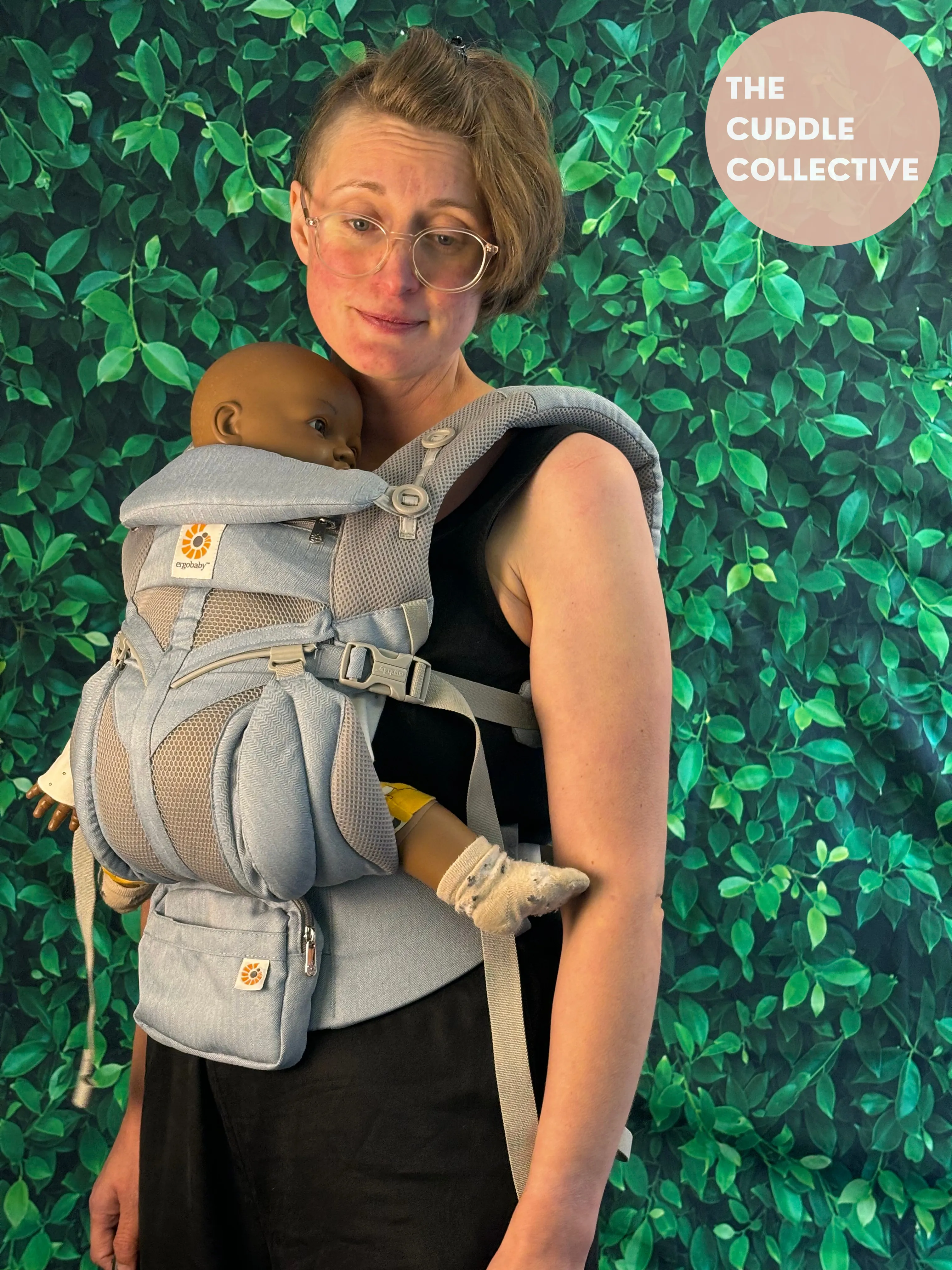 Ergobaby - Omni Classic (Omni 360) - Baby Carrier - Chambray light blue/grey