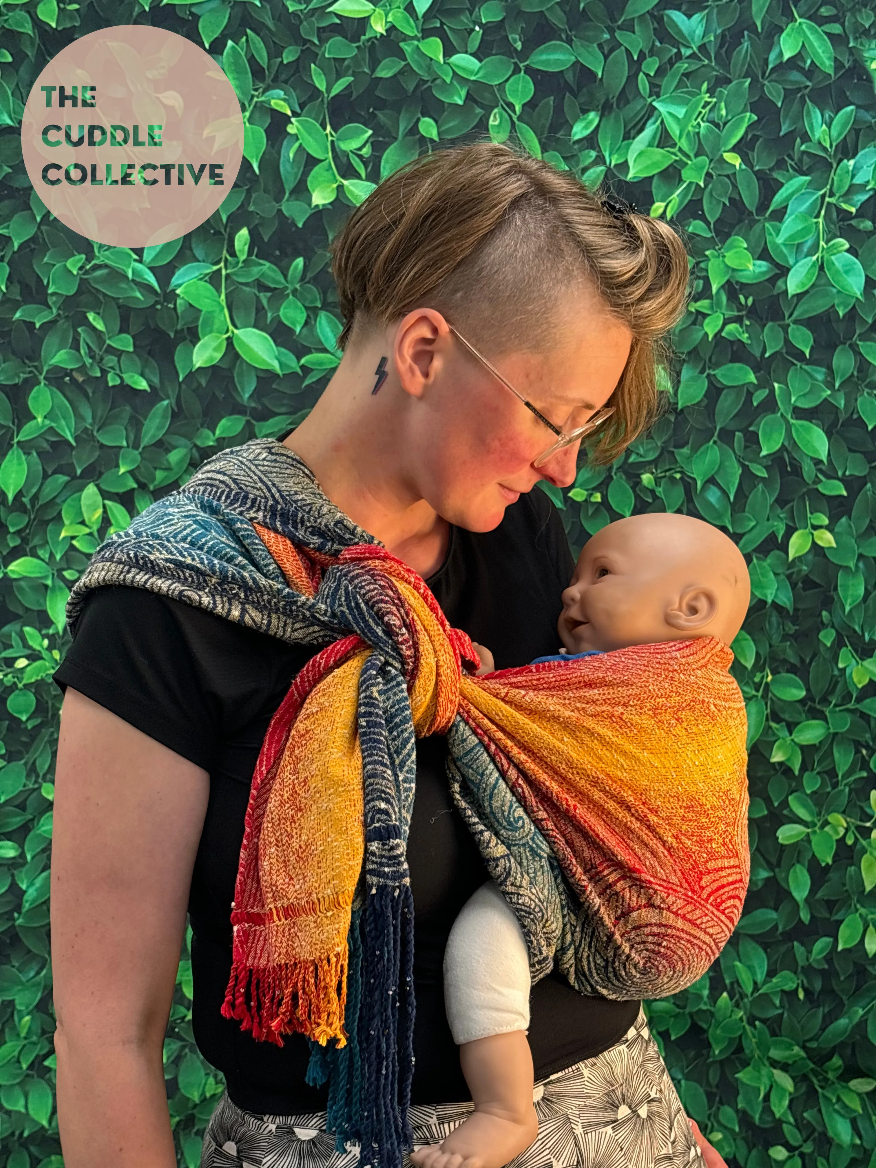 Oscha ▪ Sea Salt ▪ Solsetur - Shawl/No Sew Ring Sling/Size 1 Woven Wrap