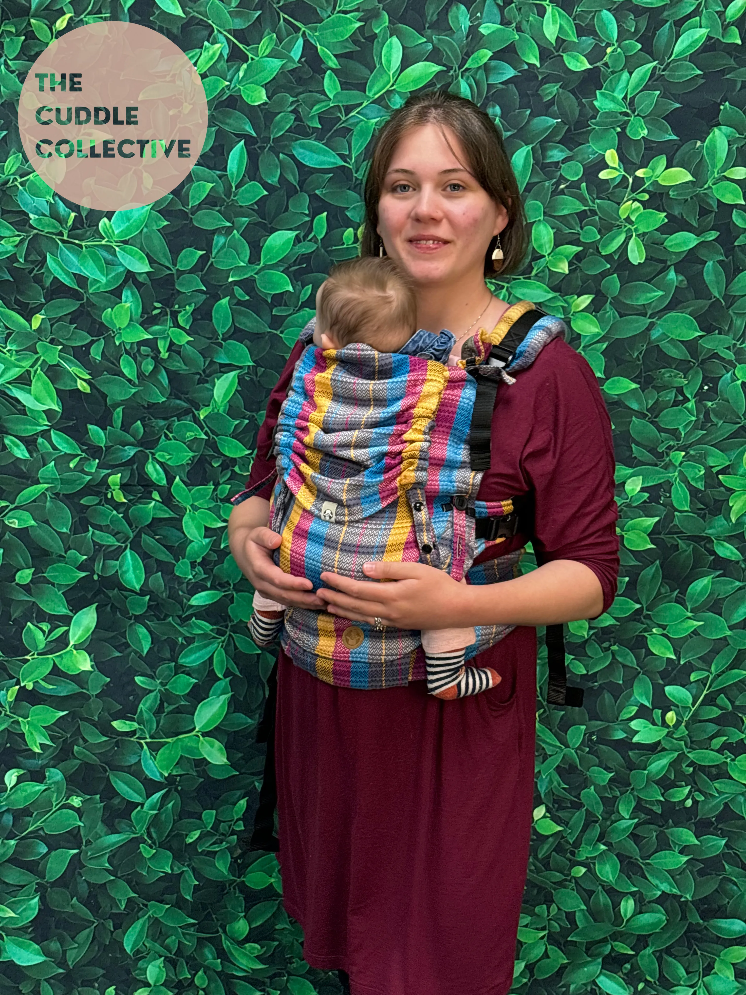 LennyLamb - Upgrade - Full Buckle Carrier - Rainbow Check