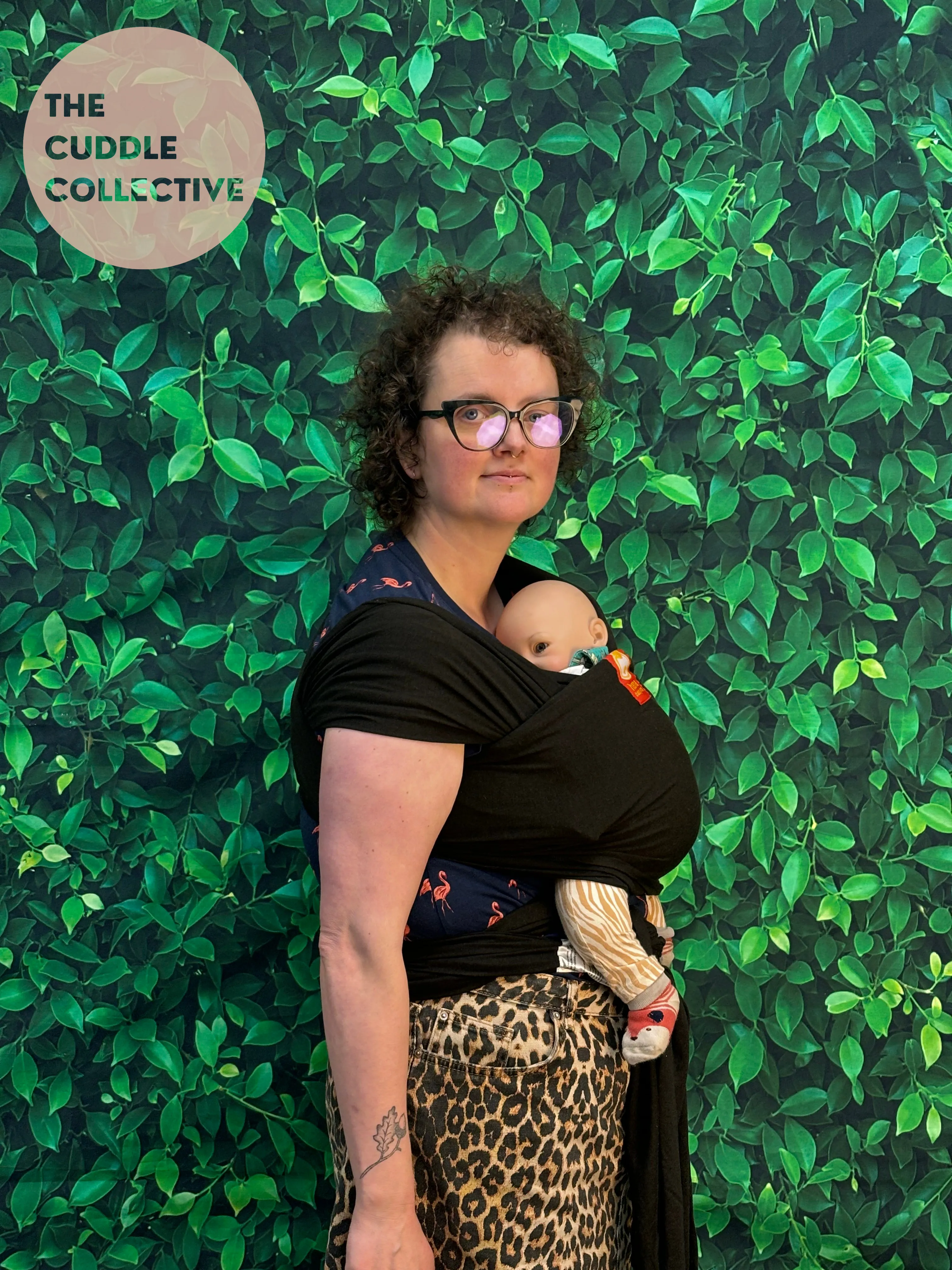 Hana - 2 Way Stretchy Wrap - Black