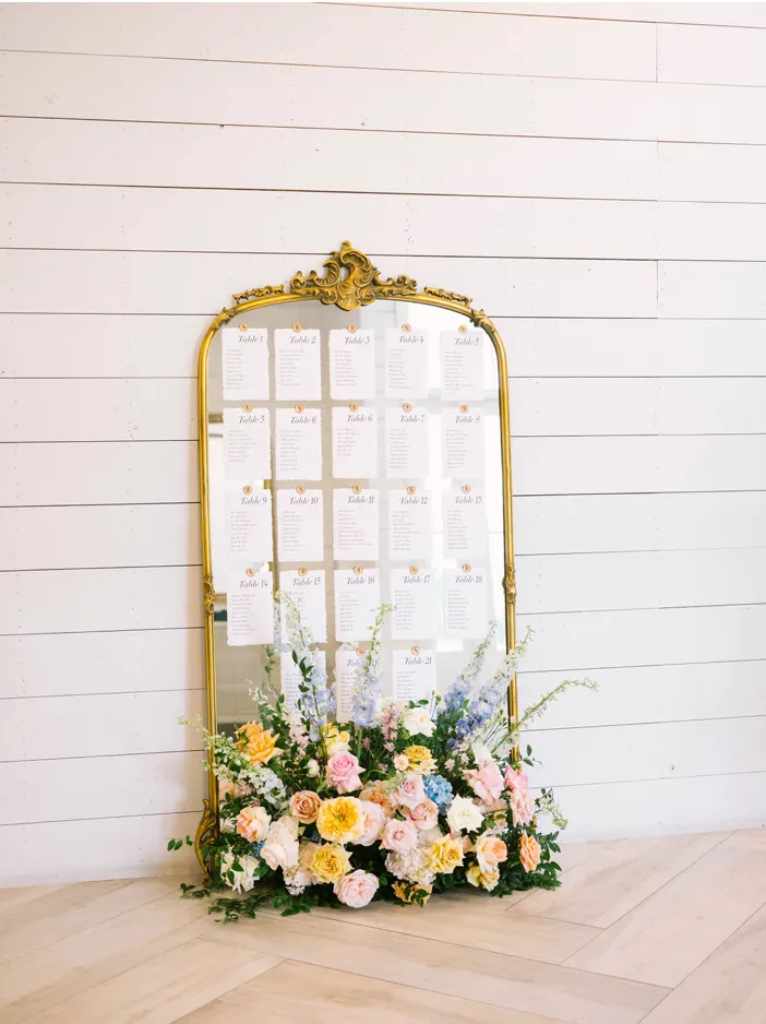 Mirrored Steating Chart