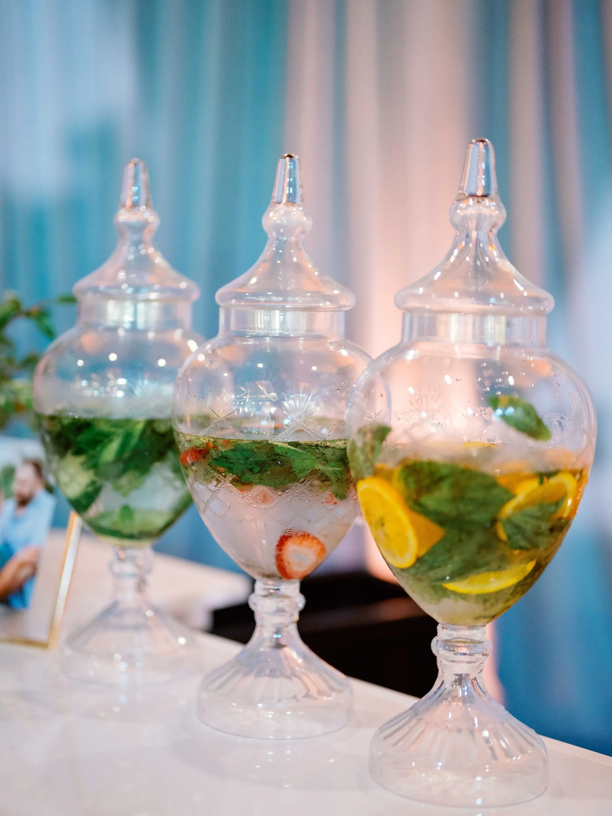 Etched Glass Water Dispensers