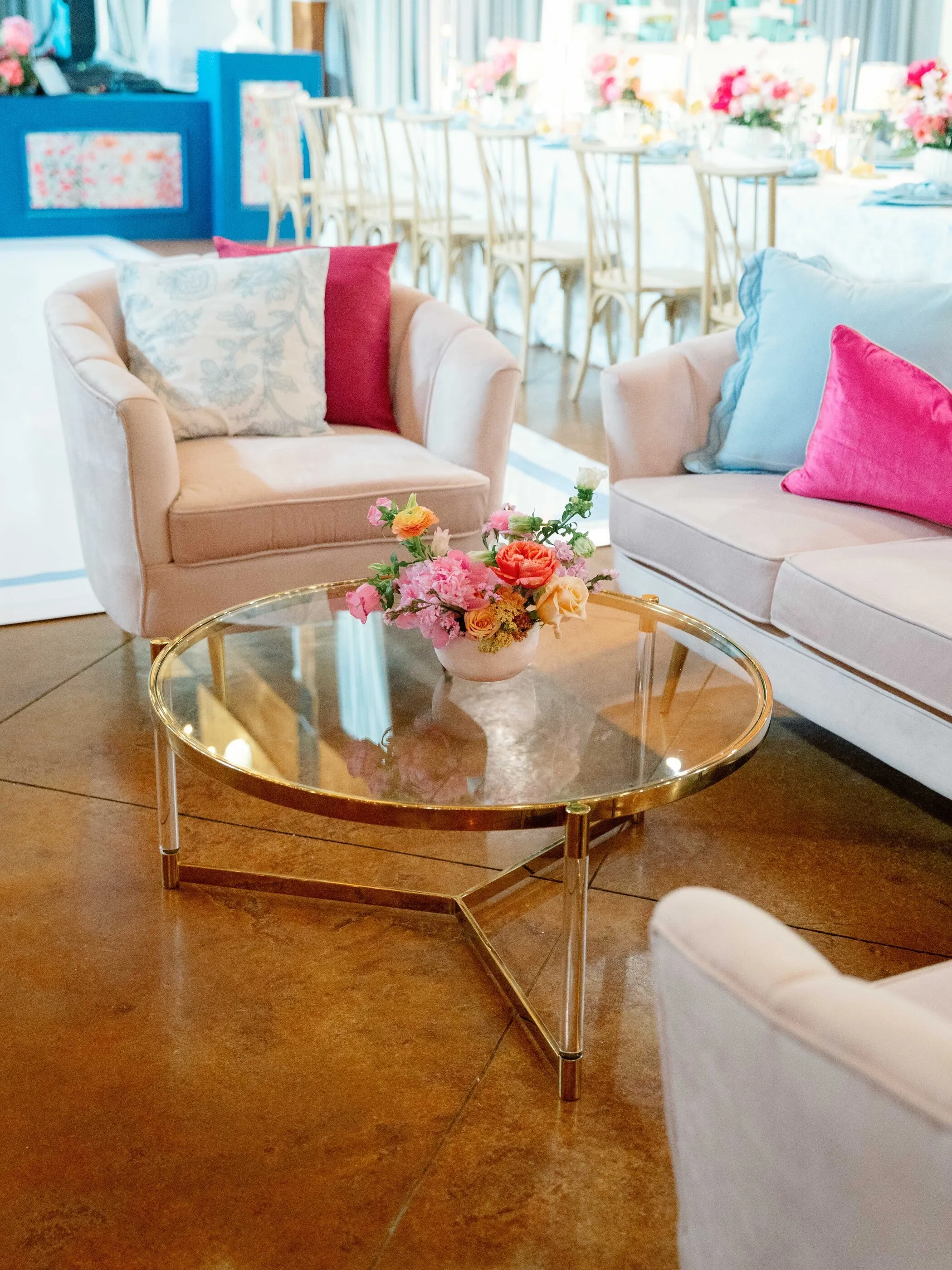 Gold Trimmed Coffee Table