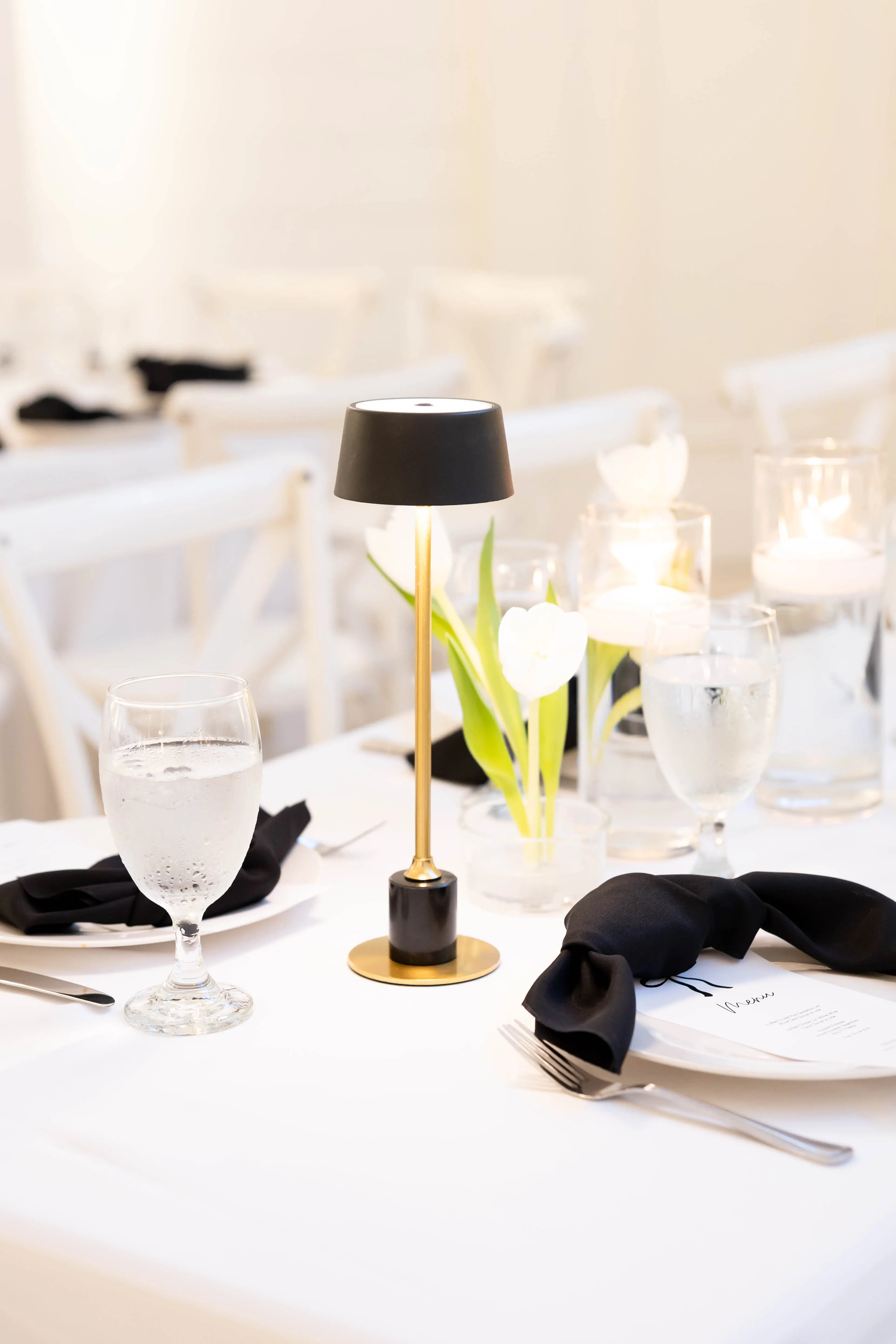 Black Marble Table Lamps