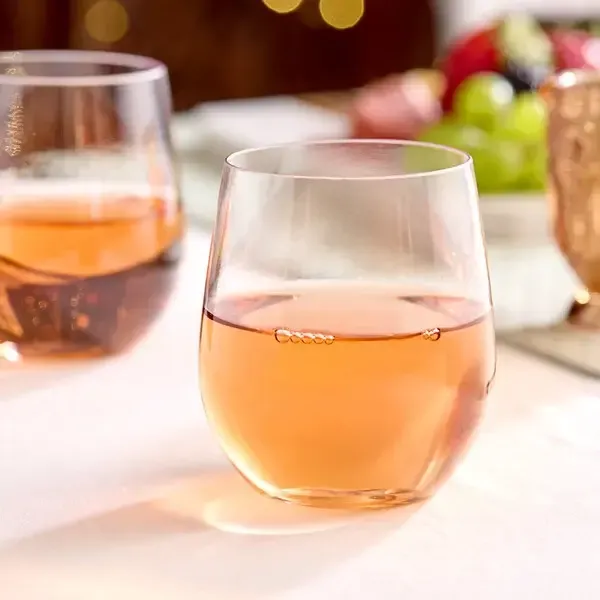 Stemless wine/water glass