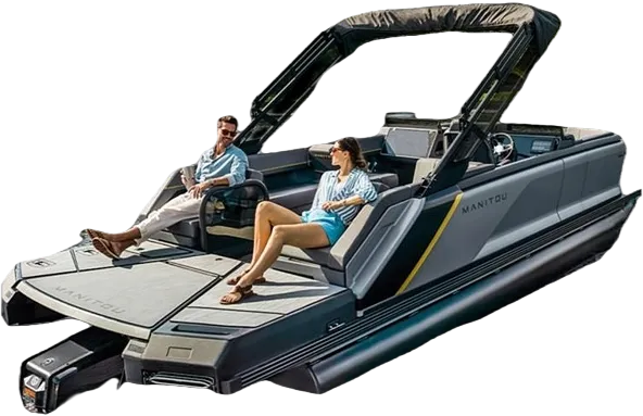 Tritoon Manitou 22' plus 4', 150hp Premium Package with MAX Deck, Seats 11 