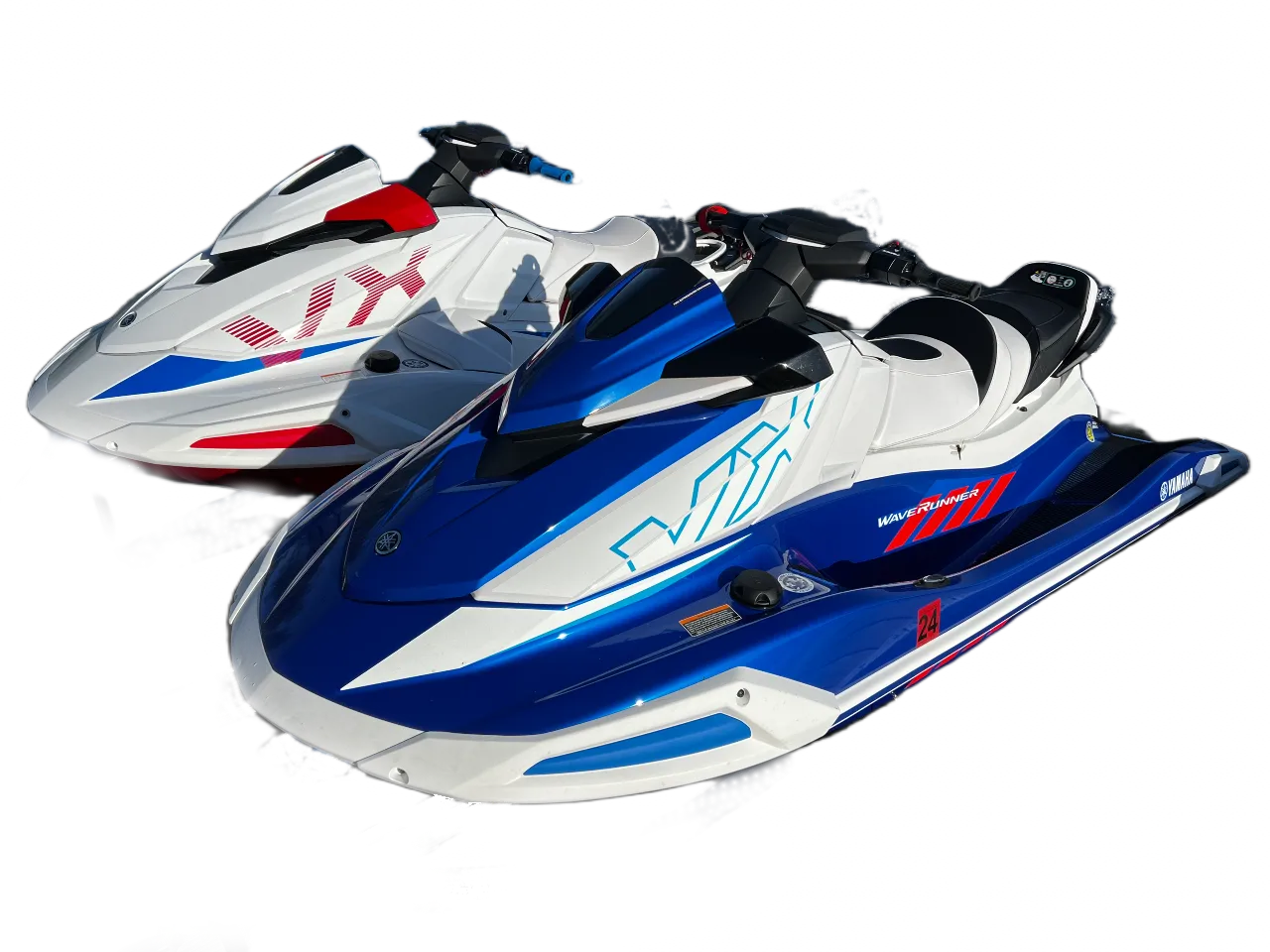 2-Jet Skis Yamaha Waverunner VX's with Stereos, Seats 3