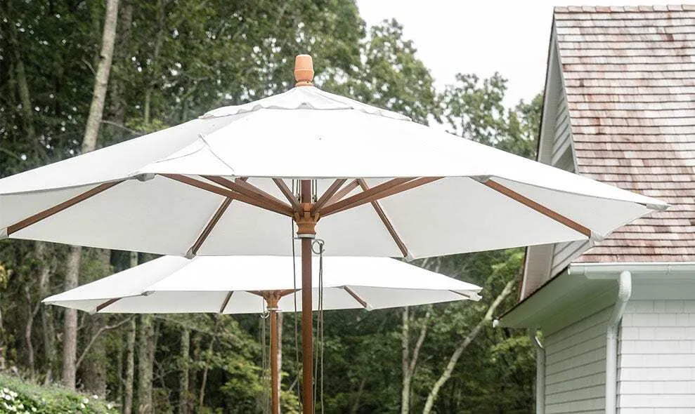 Umbrellas and Bunting