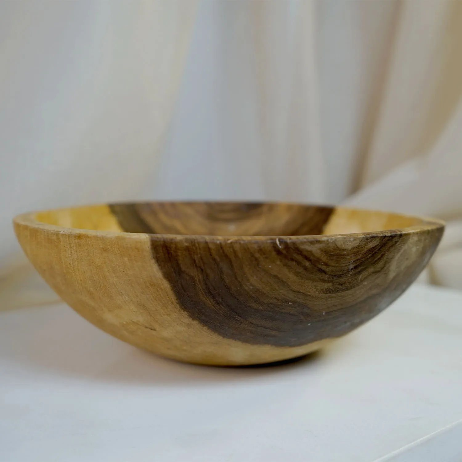 Two Tone Wooden Bowl
