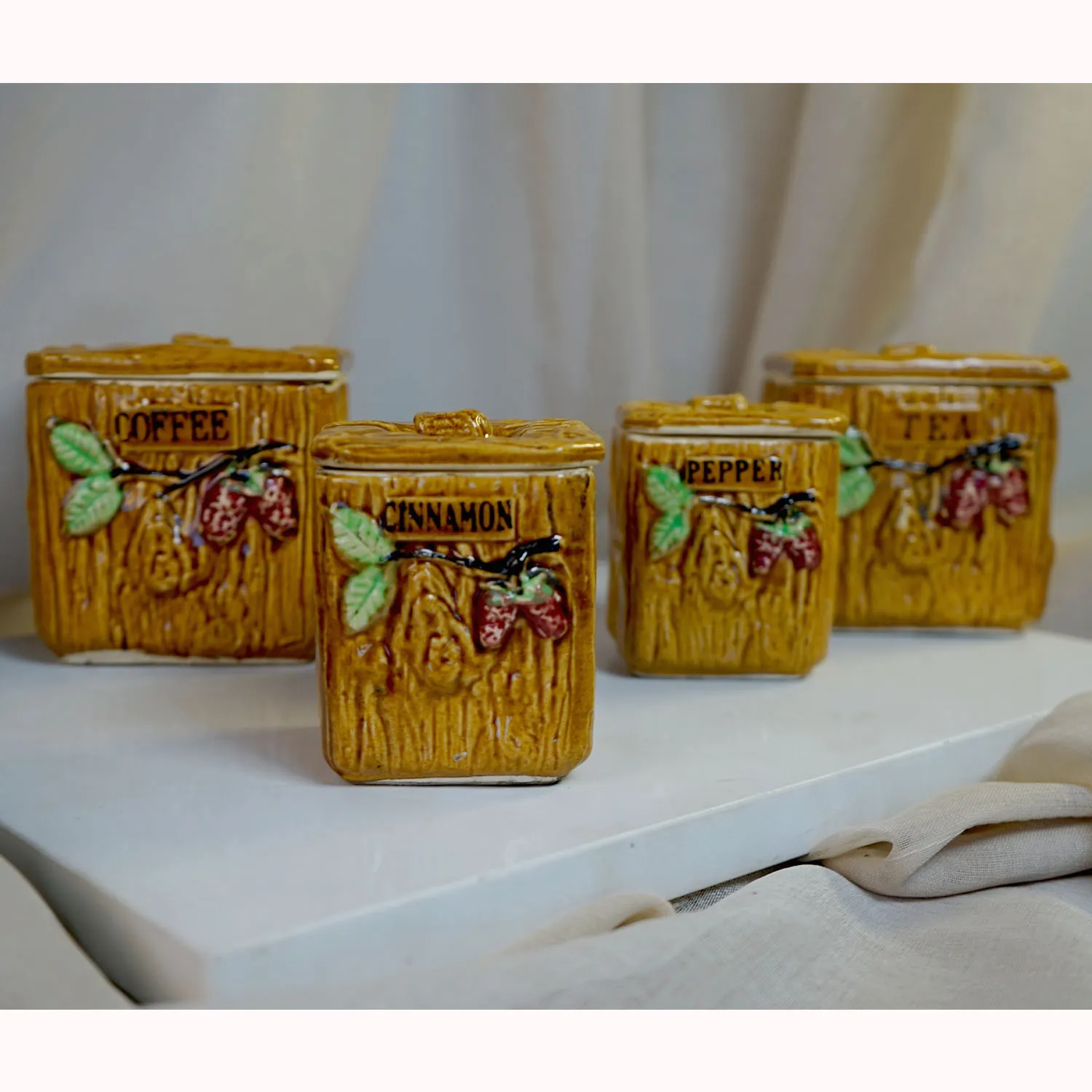 Set of 90's Kitchen Containers