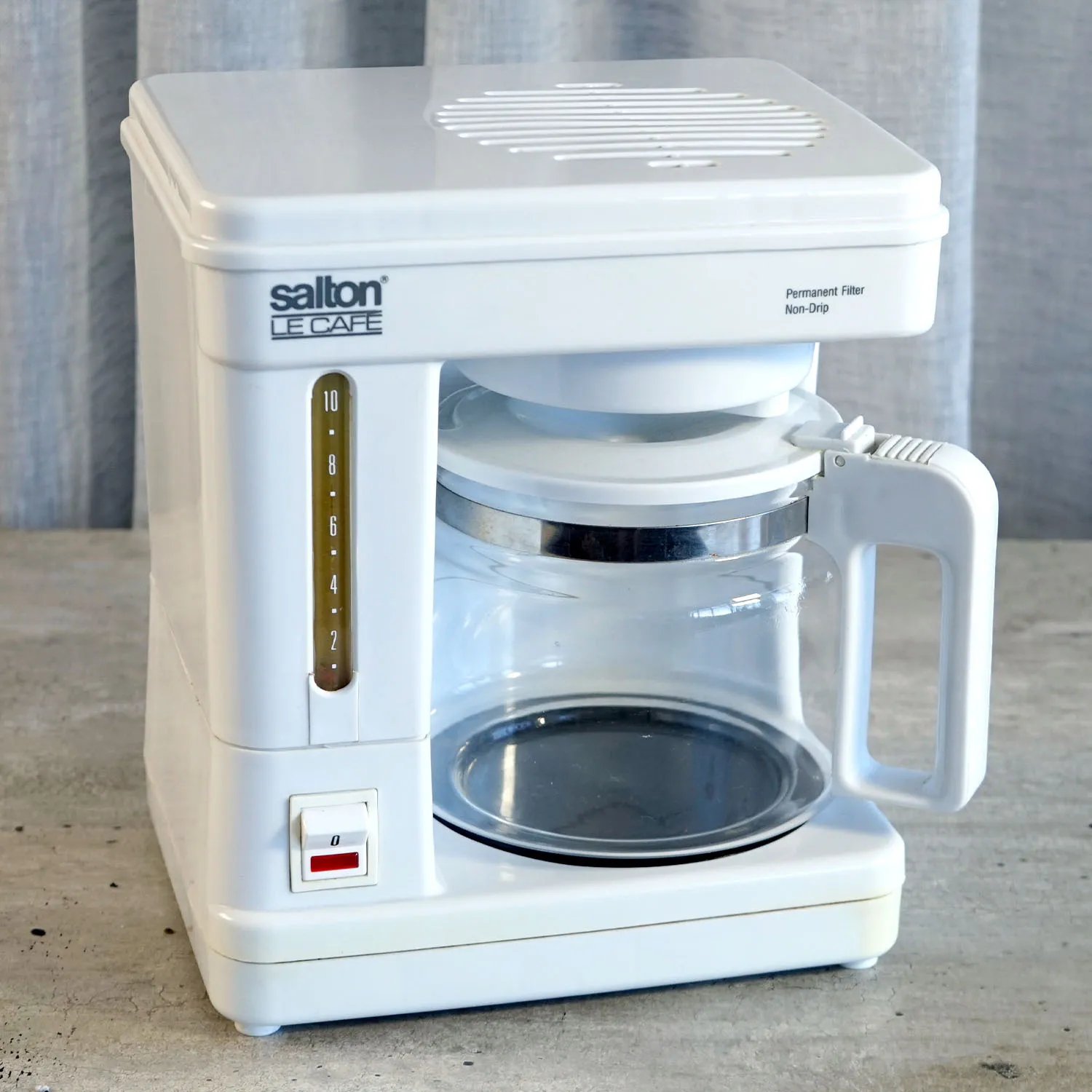 White Salton Coffee Machine