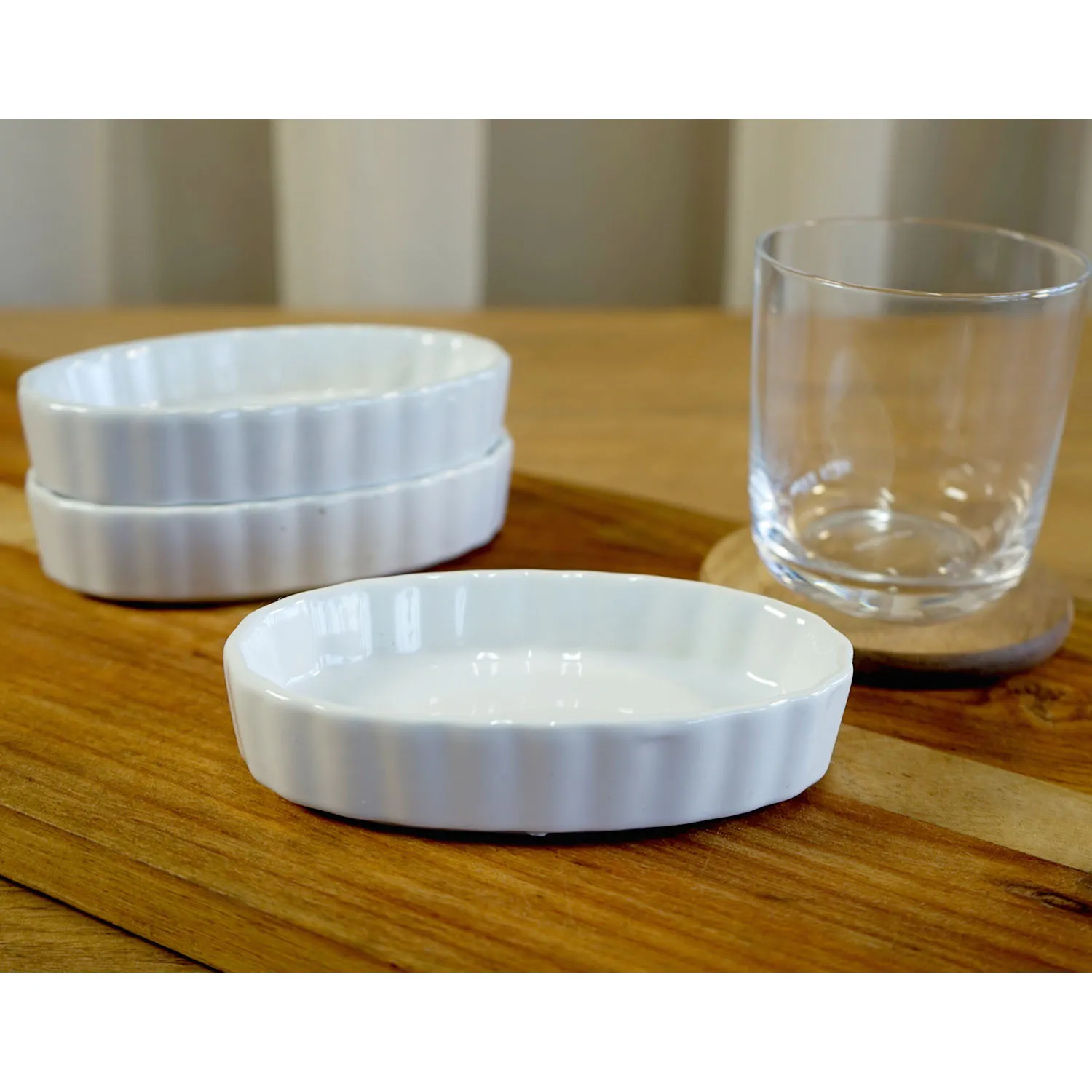 Small White Oval Dish 