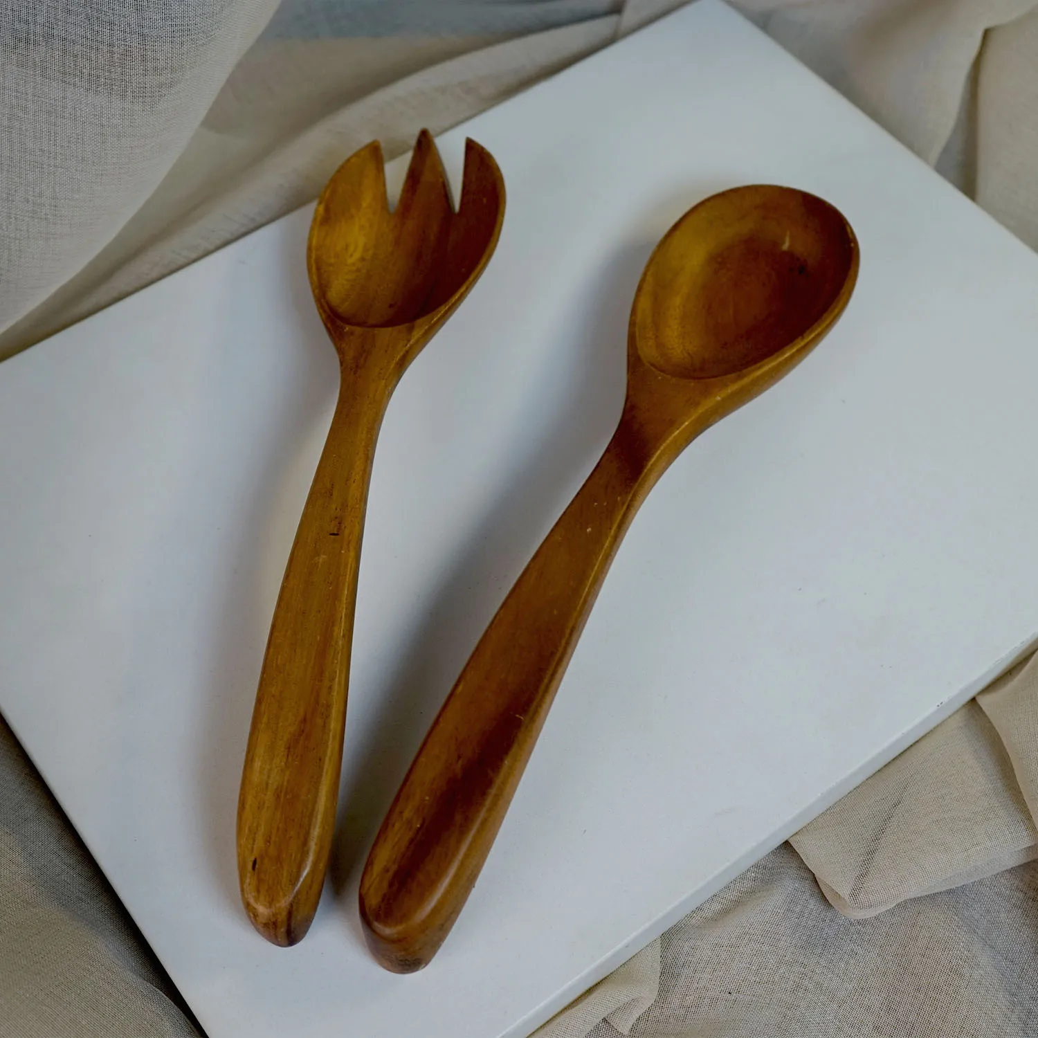 Wood Salad Servers 2
