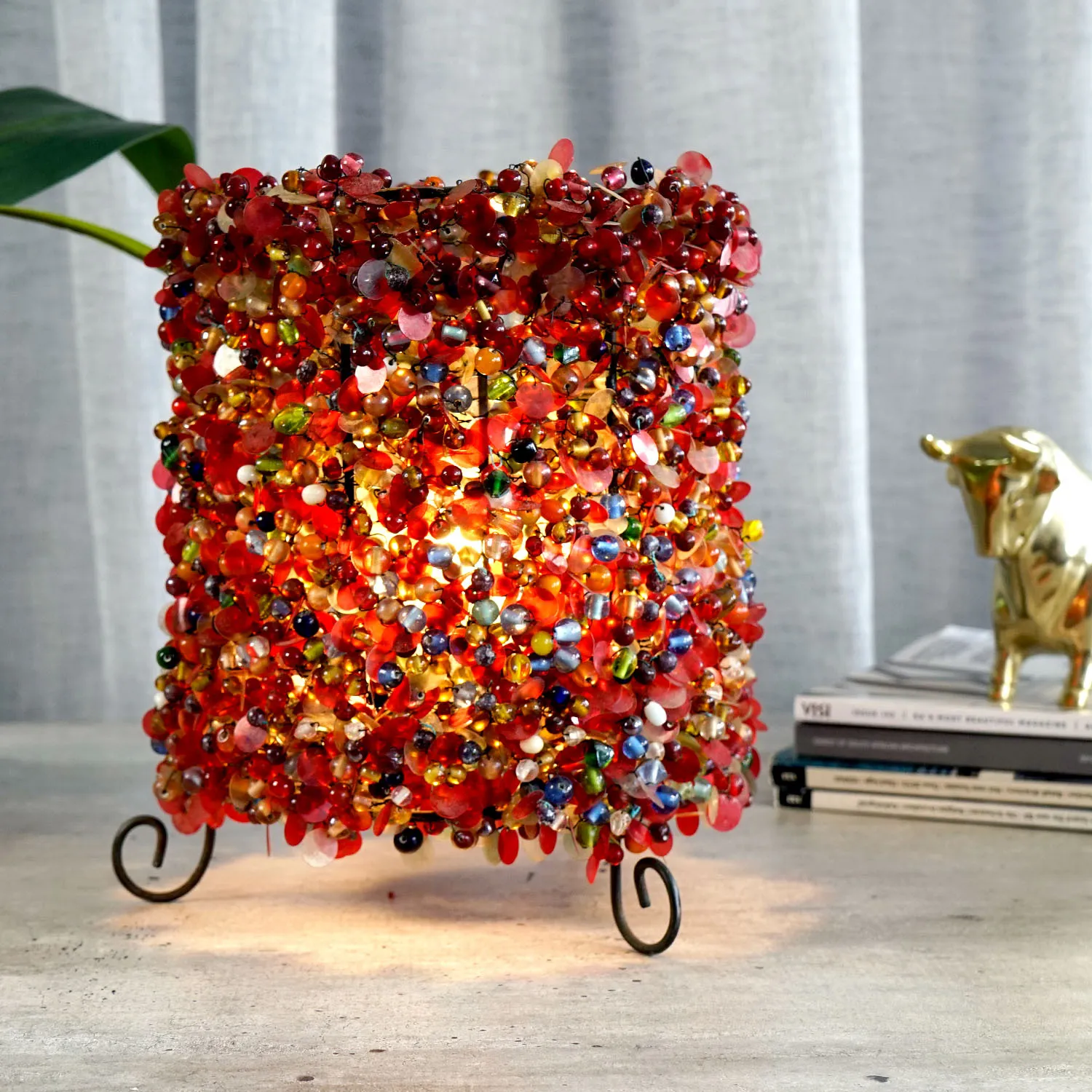 Colourful Beaded Lamp