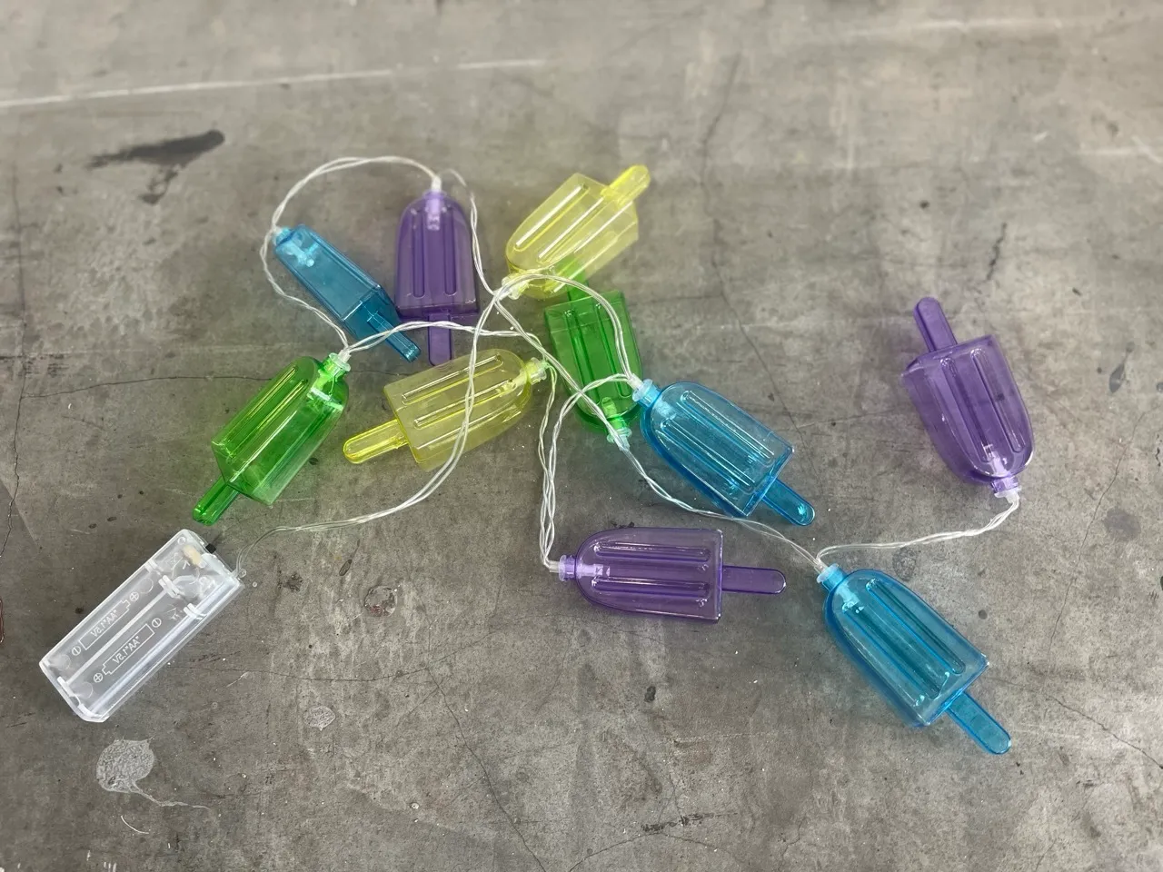 Popsicle String Fairy Lights