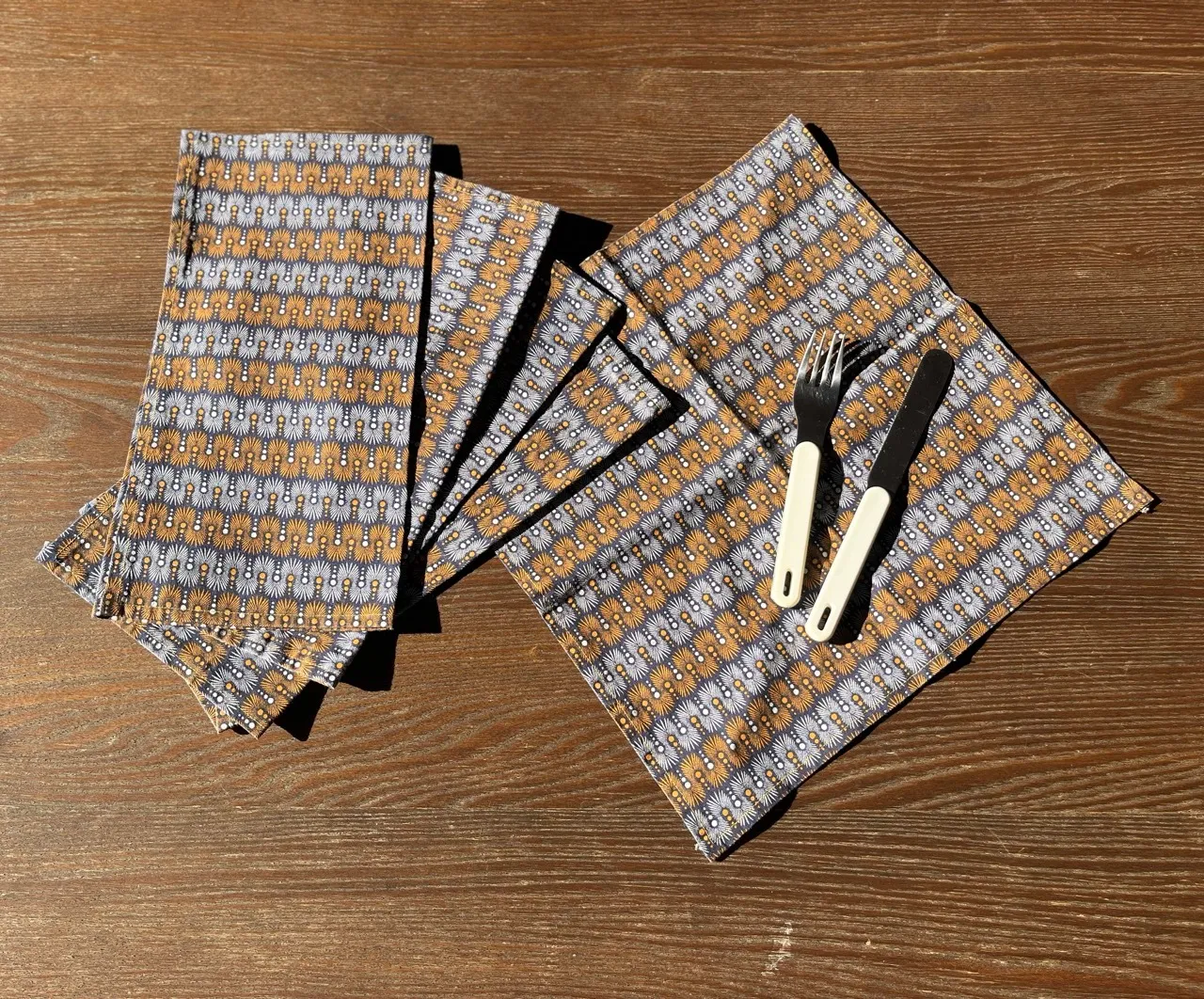 Retro Tiled Napkins