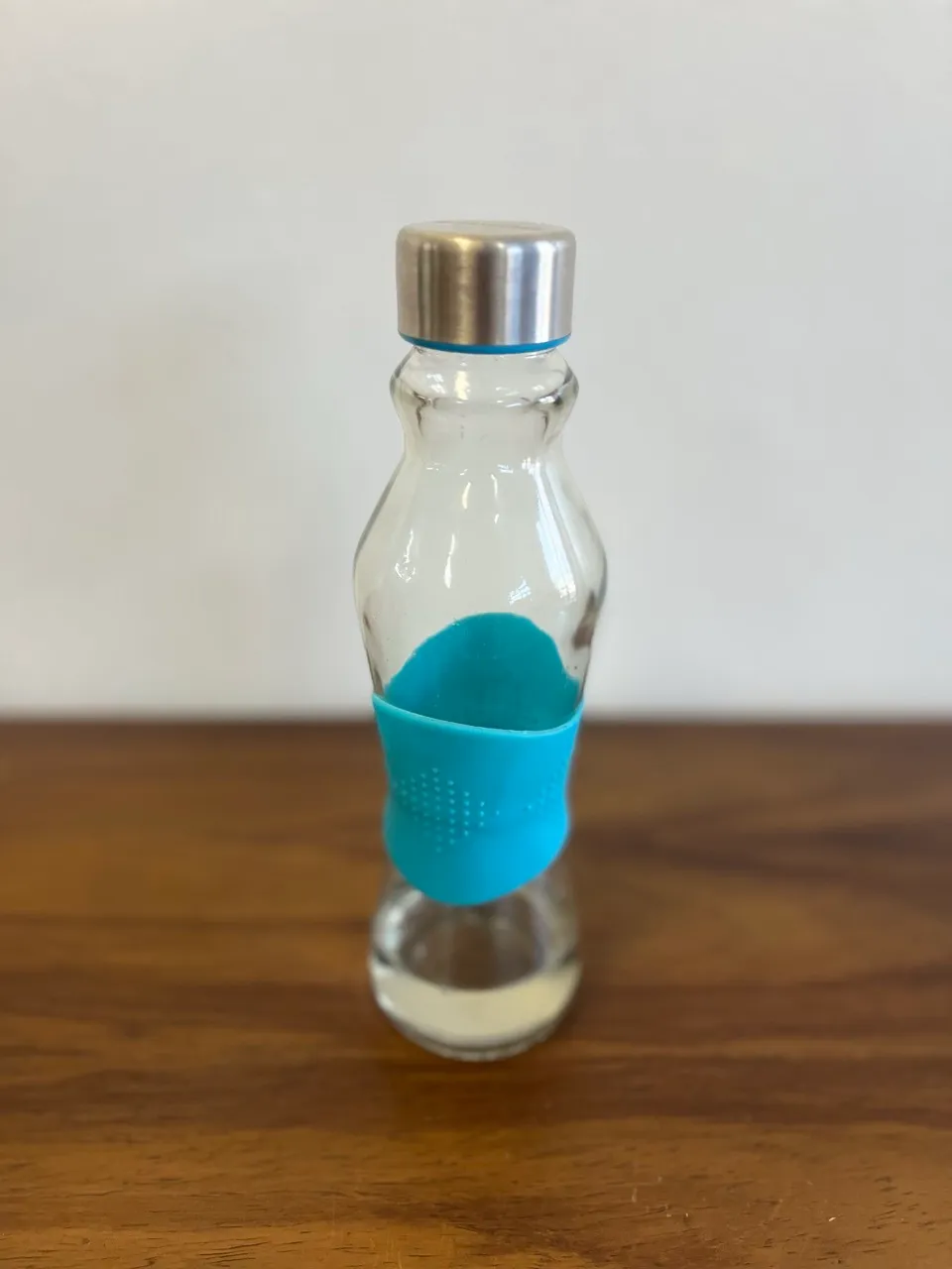 Glass Water Bottle with Silicone Grip