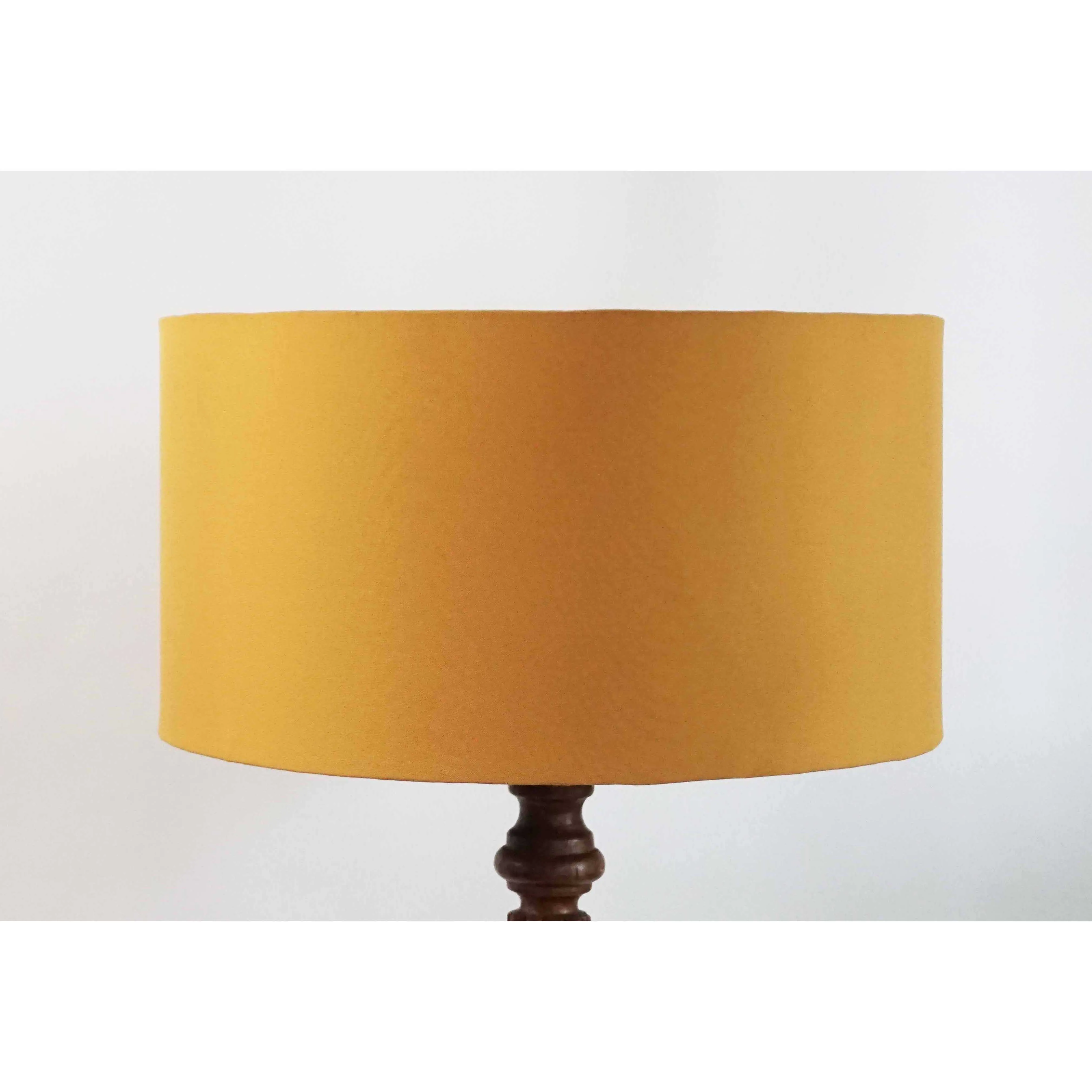 Large Yellow Drum Shade