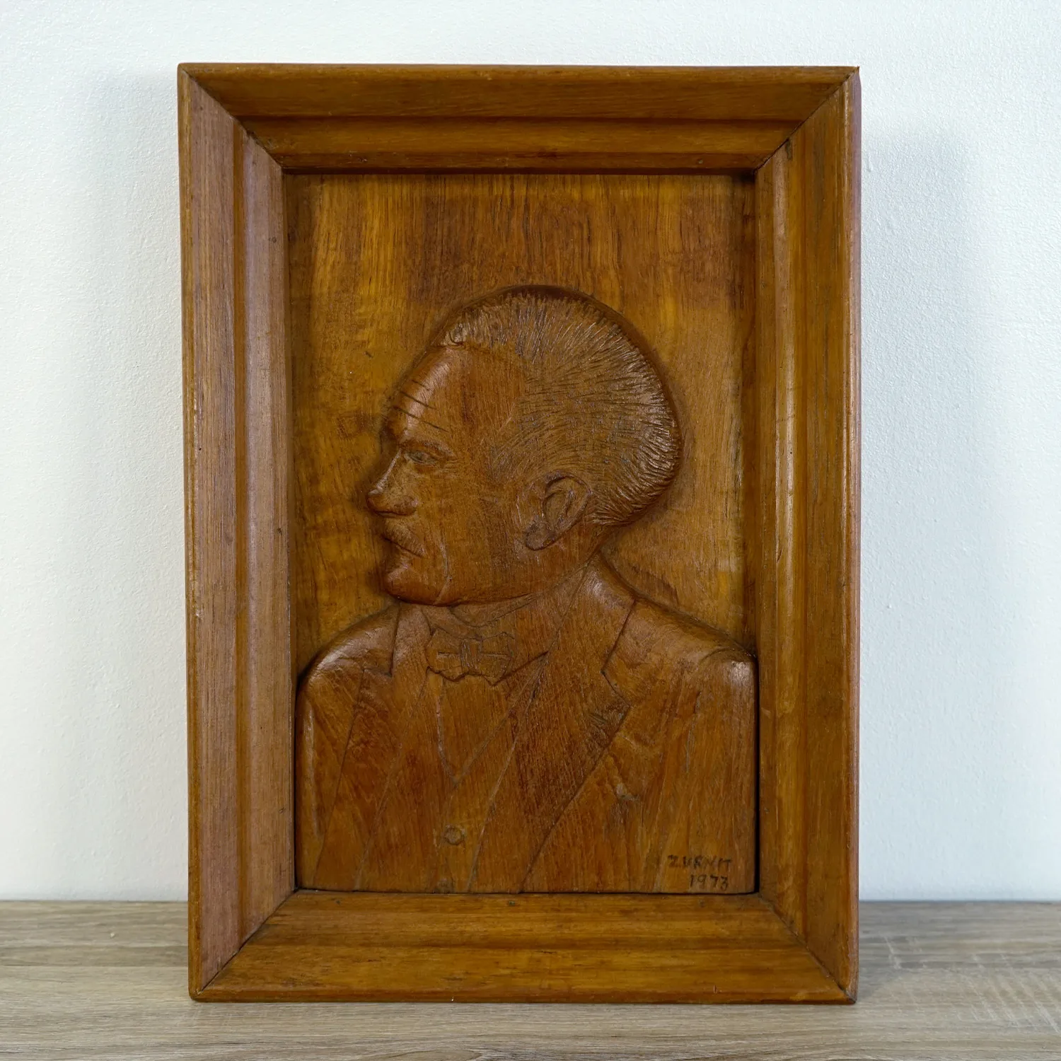 Wood Carved Portrait