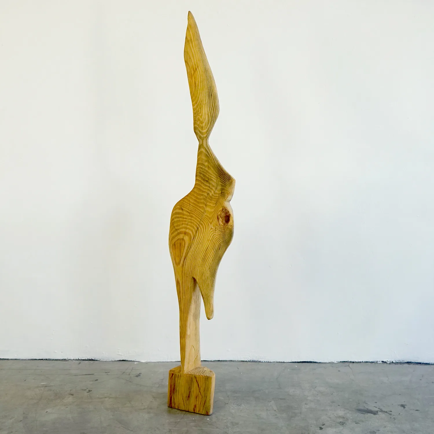 Large Abstract Wood Sculpture 