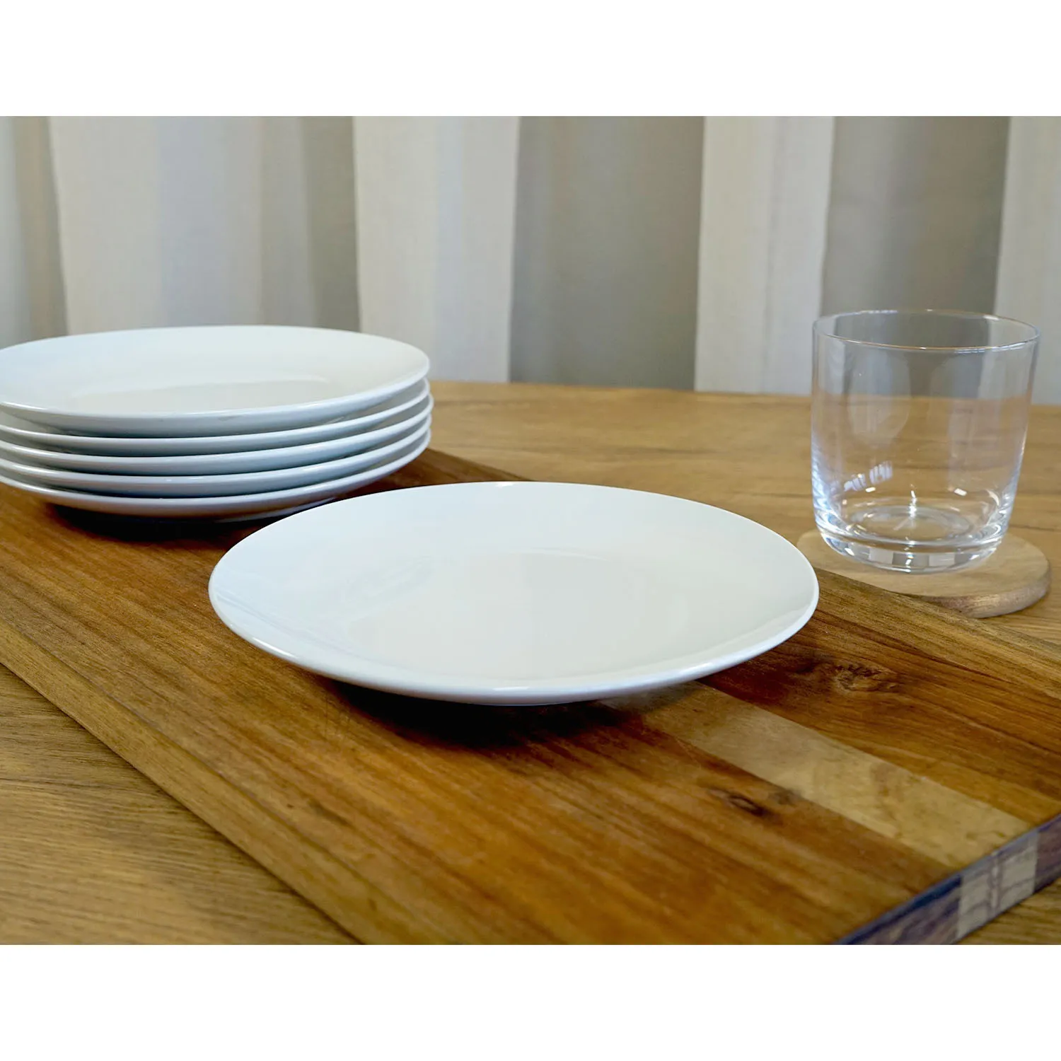 @Home Plain White Side Plates