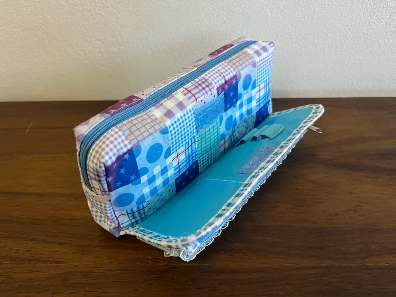 Light blue Fabric Pencil Case