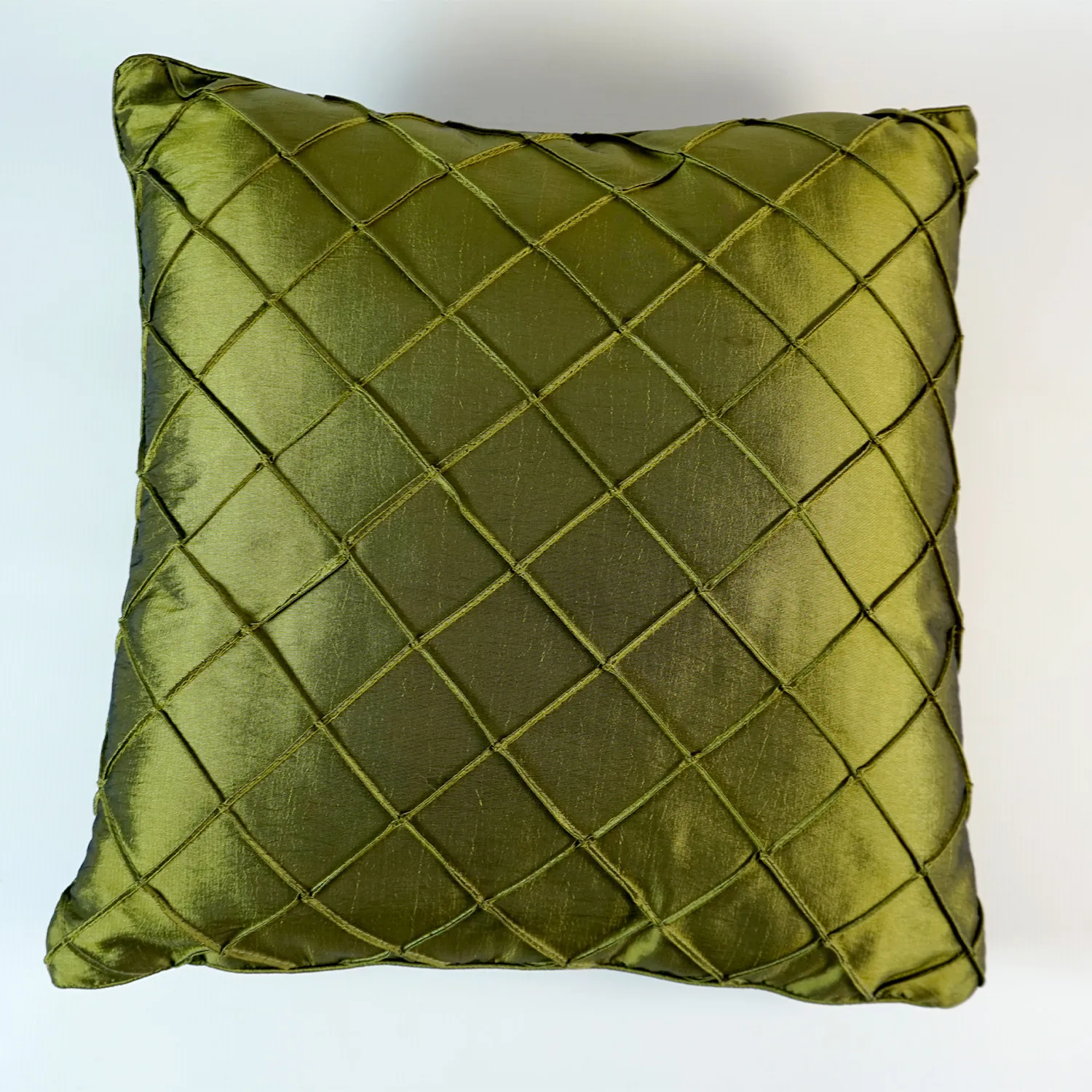Green Silk Cushion