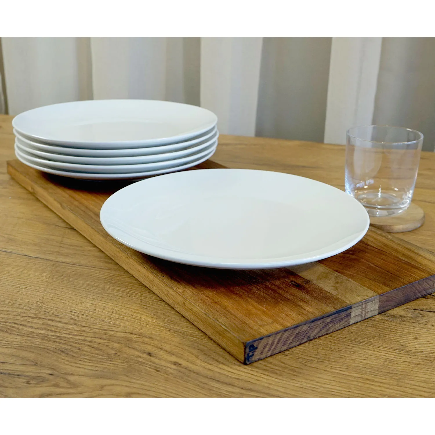 Plain White Dinner Plate 