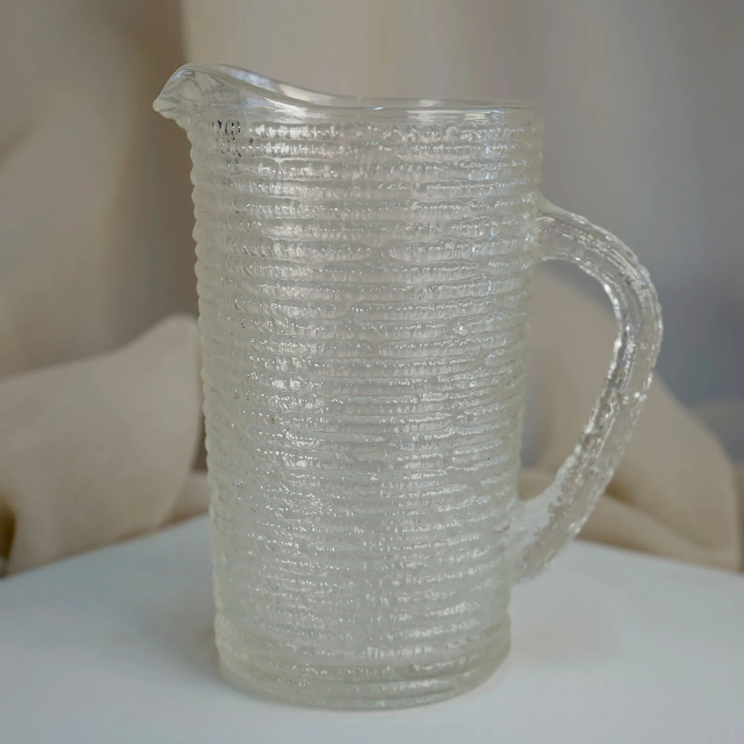 Icy Glass Jug