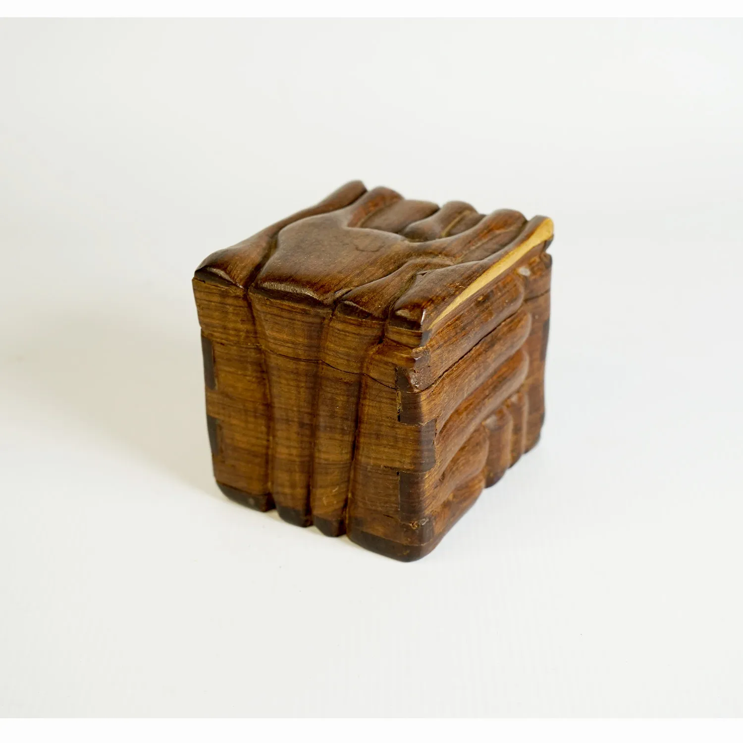 Small carved Wooden Box