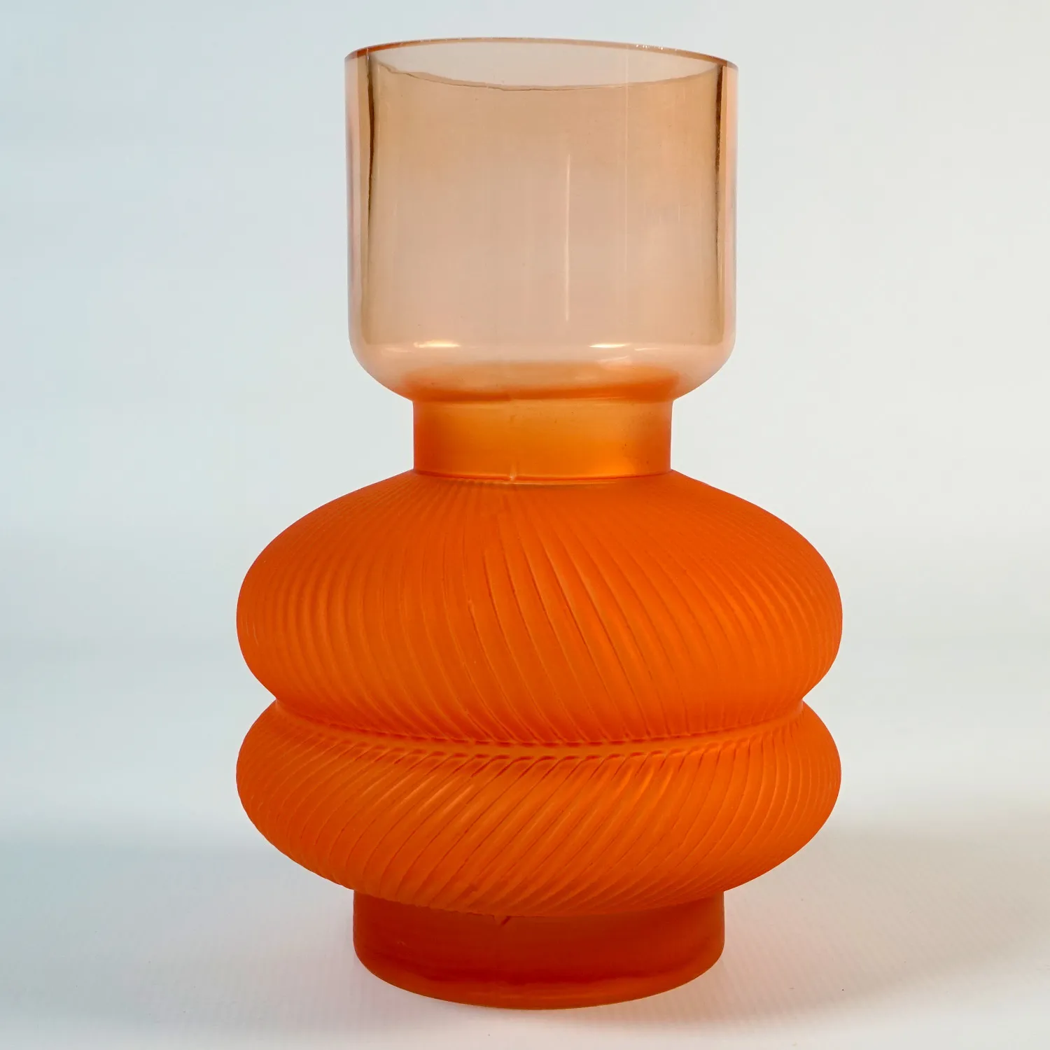 Bright Orange Vase