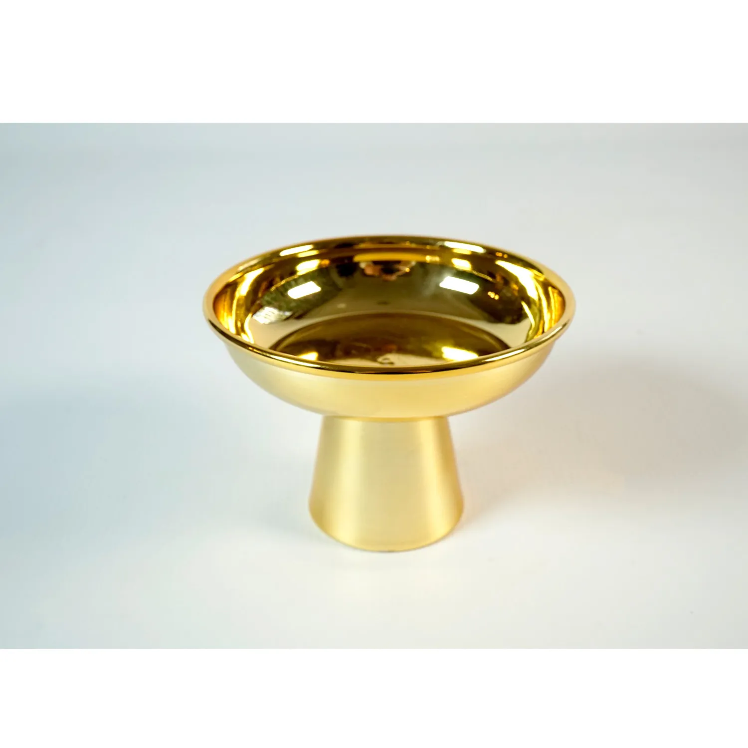 Matt Gold Candle Holder