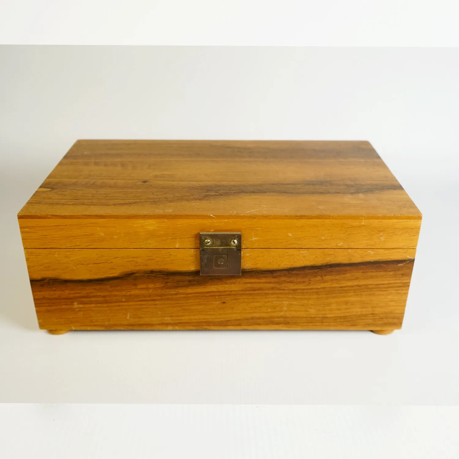 Wooden Box with two compartments 