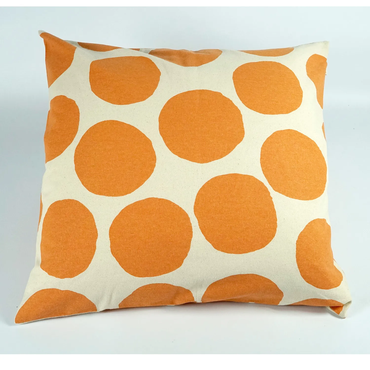 Orange Large Spot Cushion