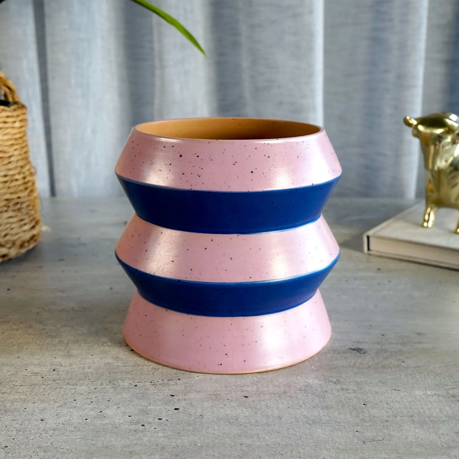 Pink and Blue Planter