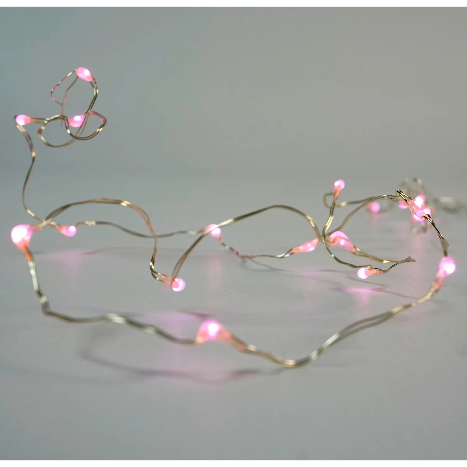 Pink Fairy Lights, 1m, Batteries