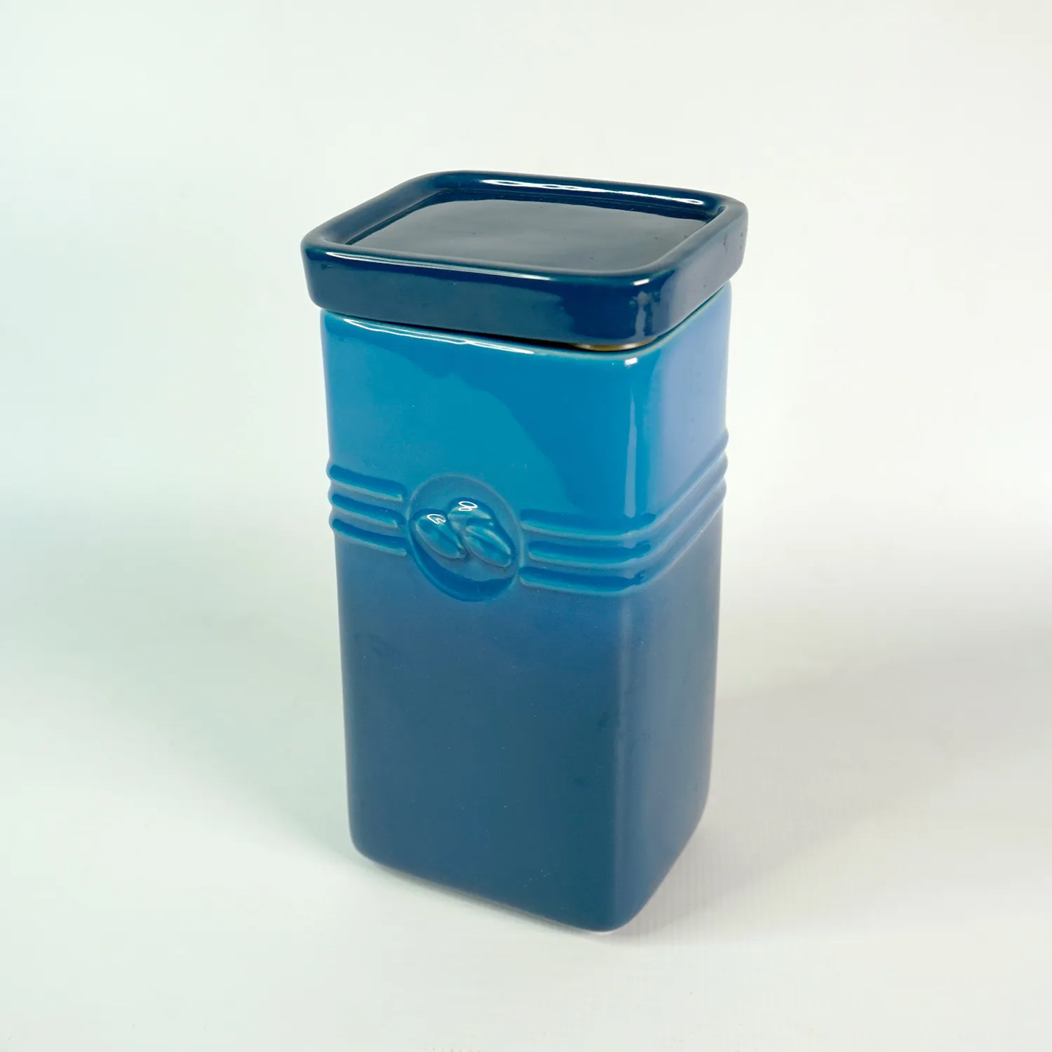 Blue Le Creuset Coffee Storage Jar