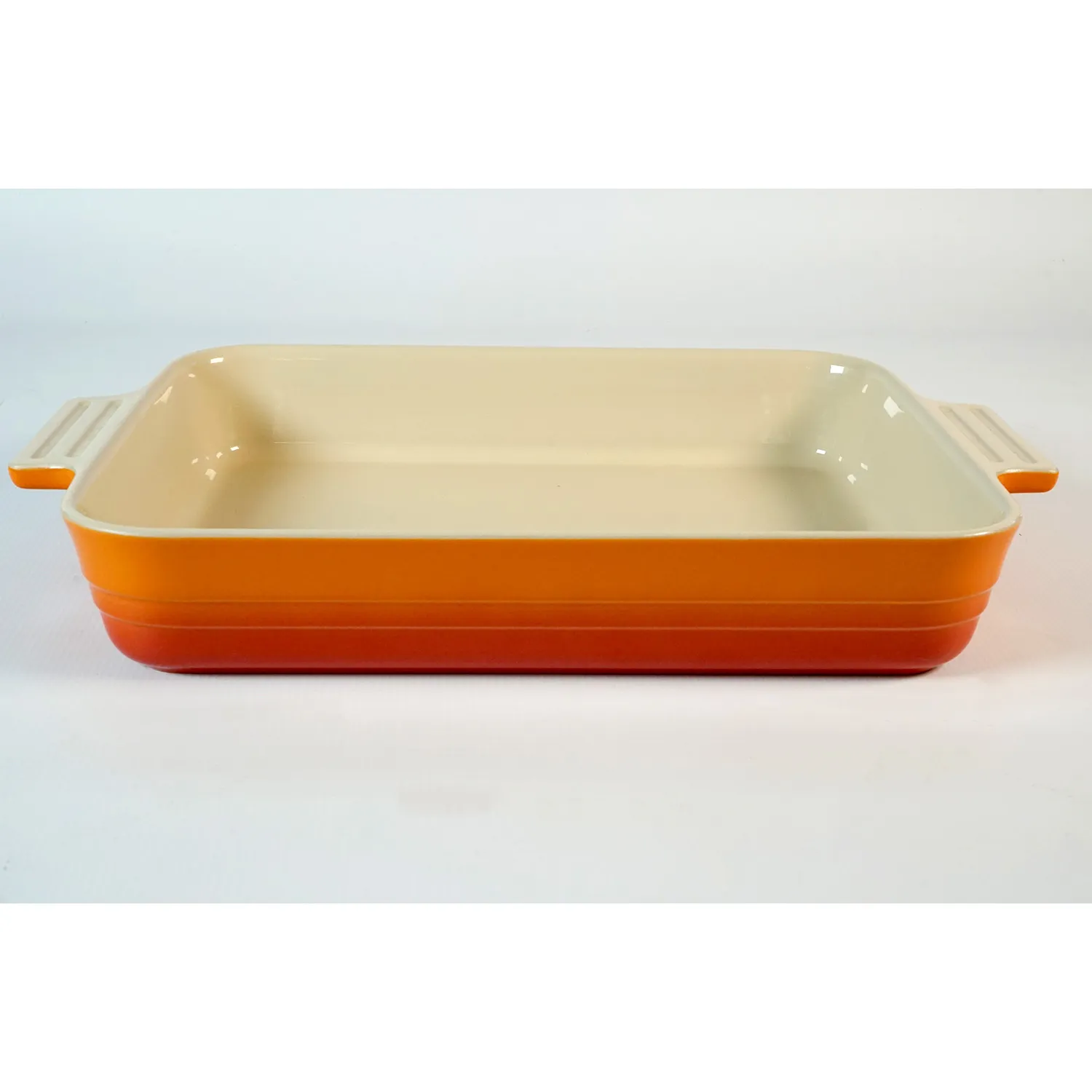 Orange Le Creuset Baking Dish 