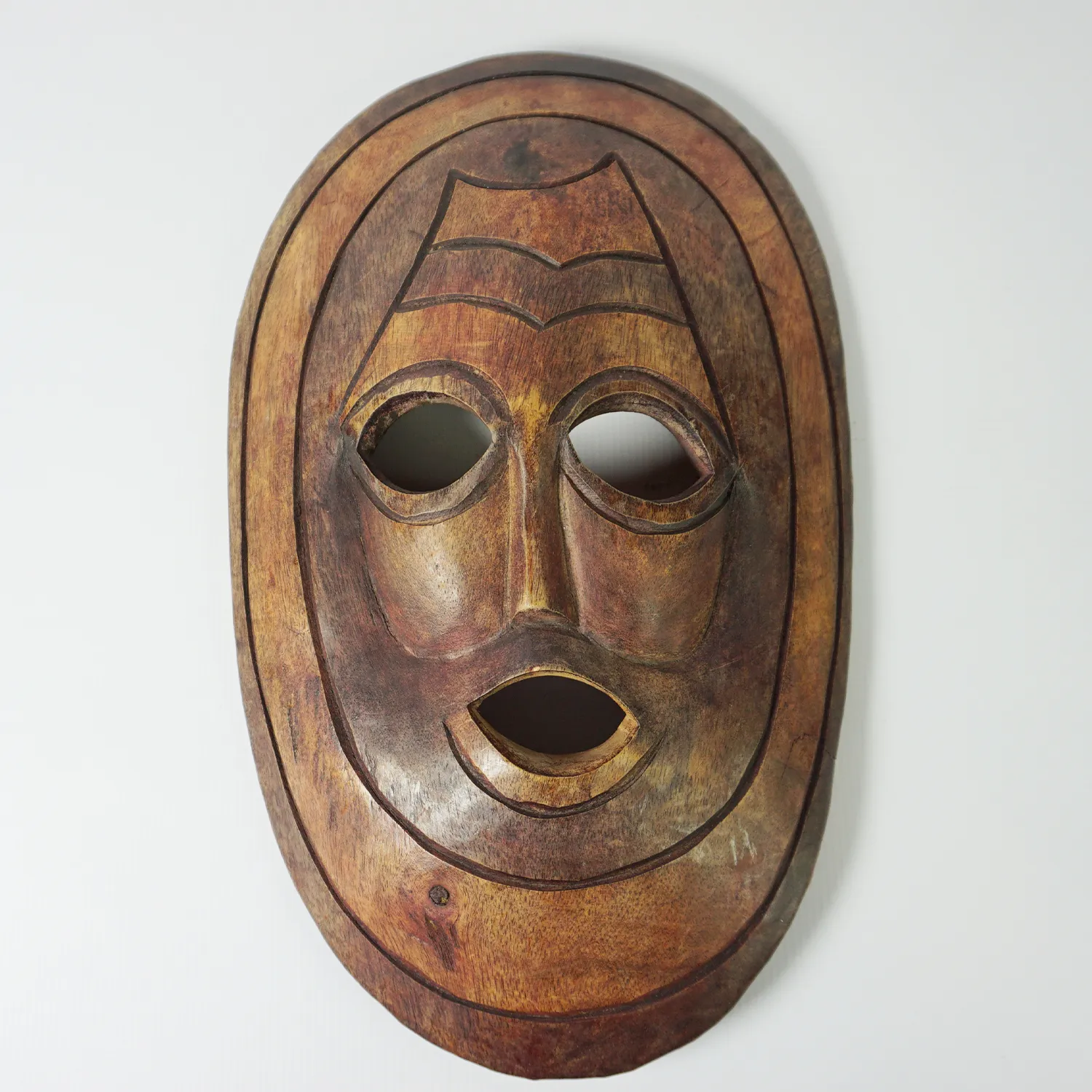 African Wood Mask, 30 x 24cm