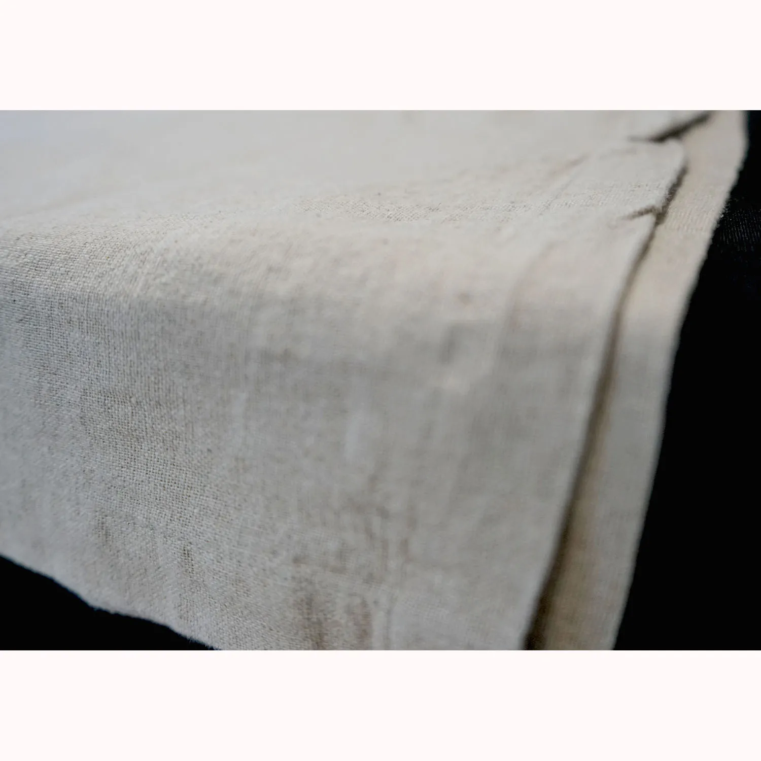  Light Sand Color Linen Tablecloth