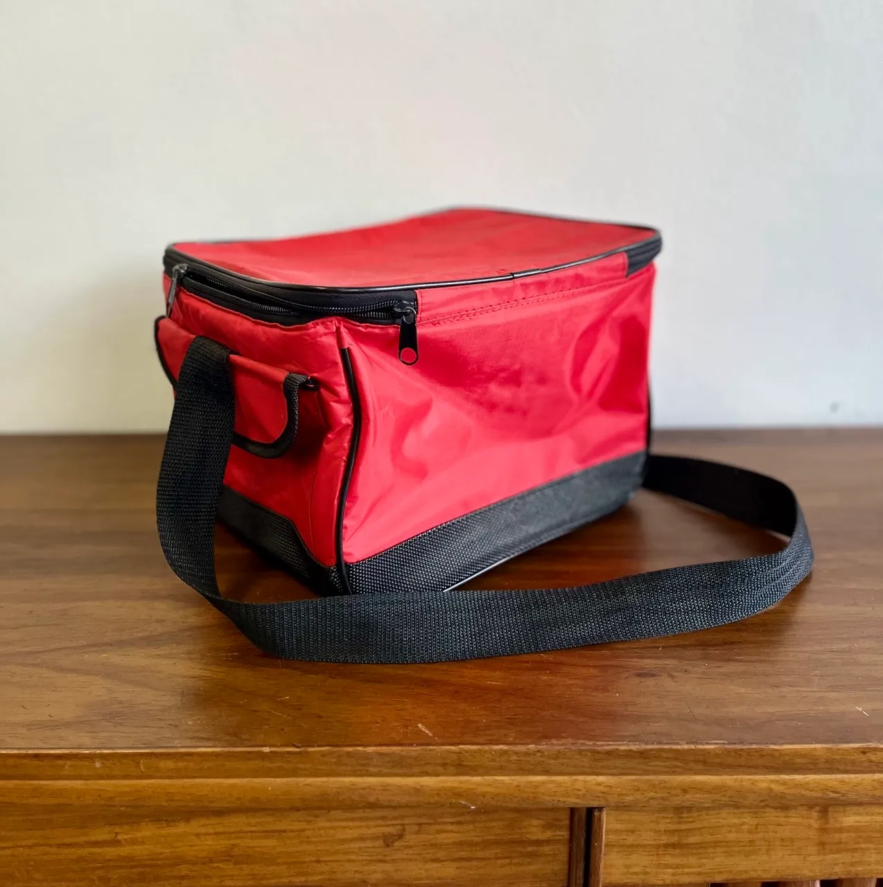 Red Insulated Cooler Bag