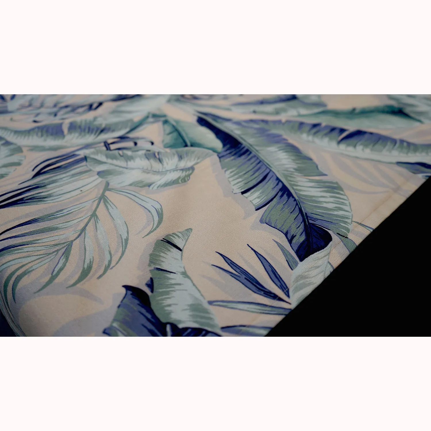 Large Blue Floral Tablecloth