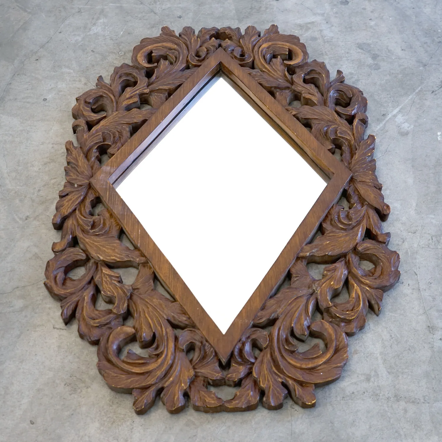 Decorative Brown Mirror