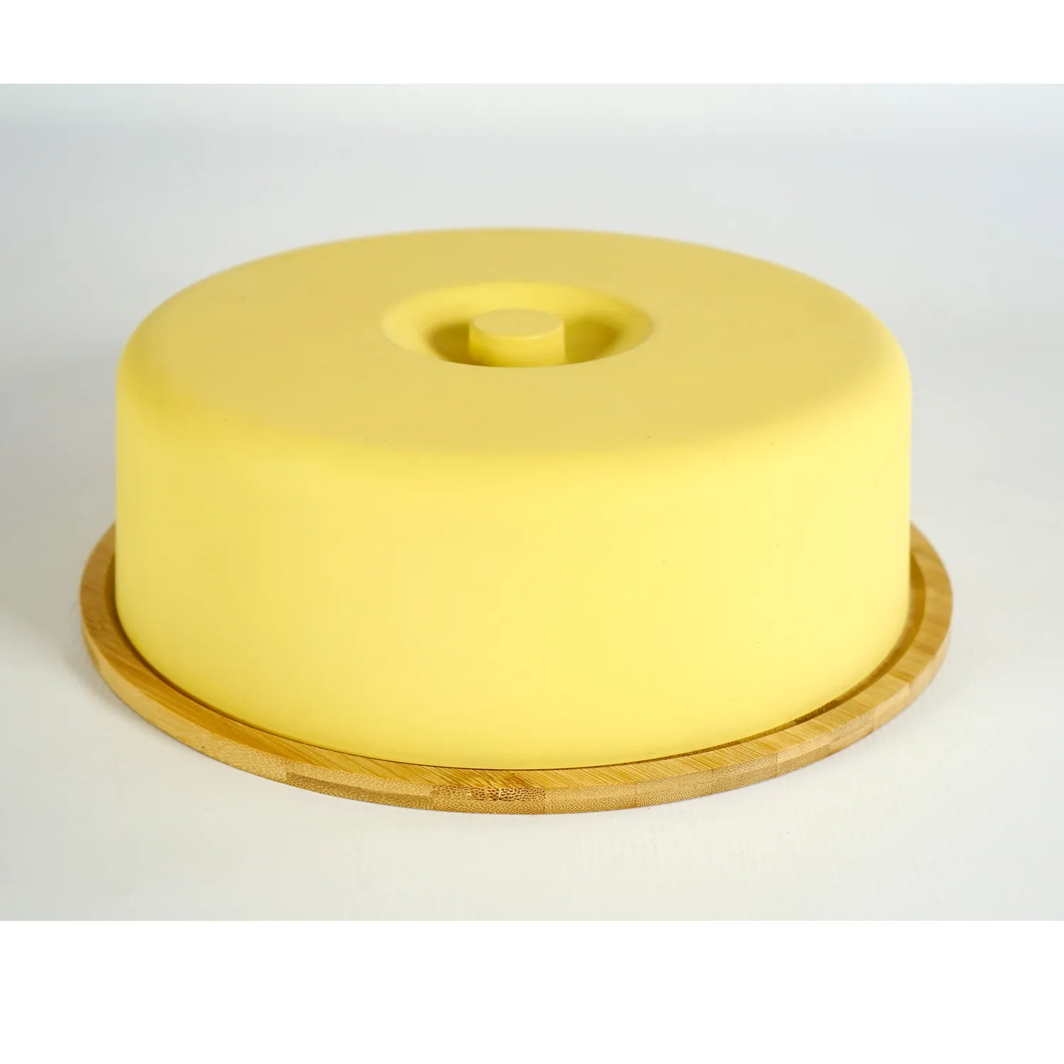Yellow Plastic Cake Cover