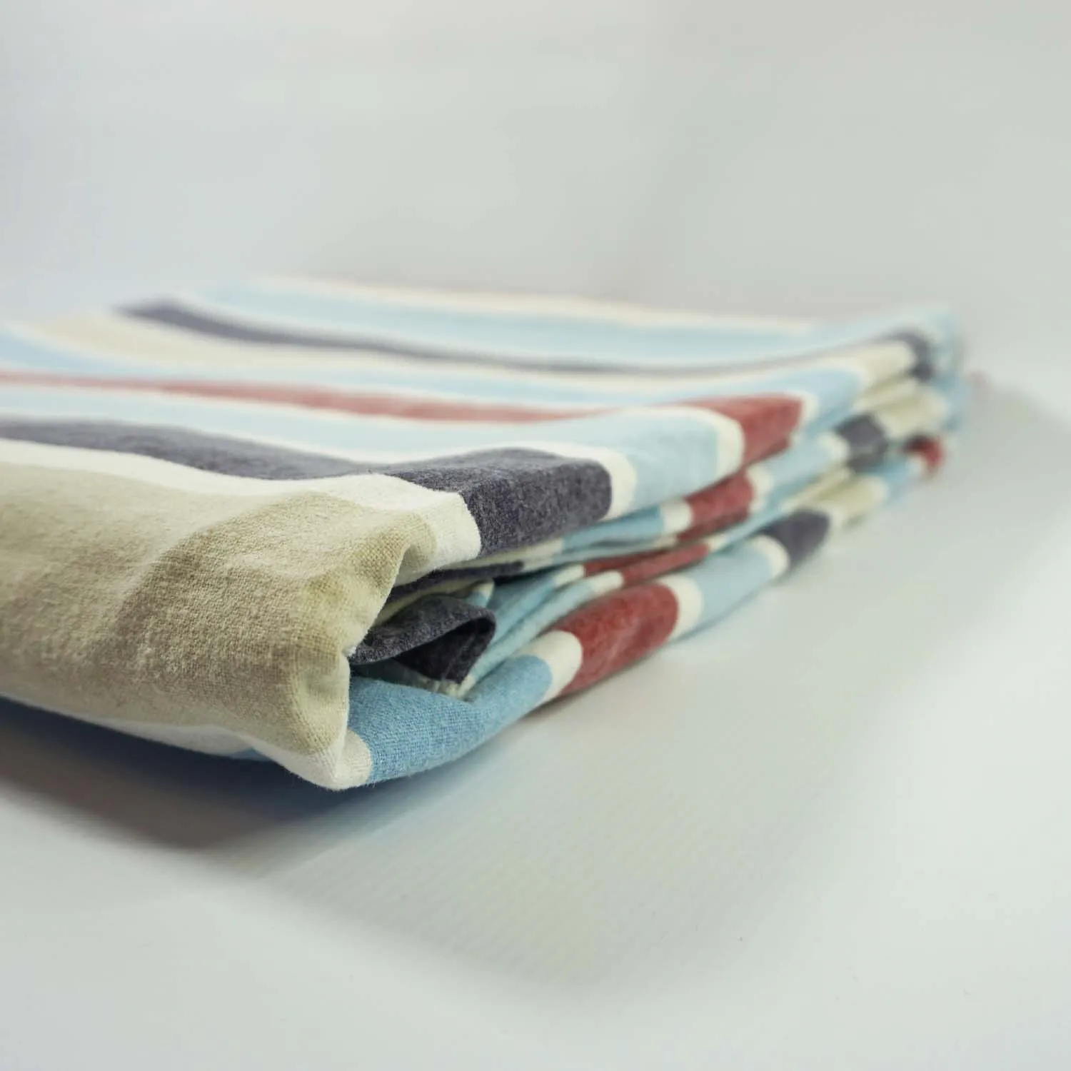 Queen, Duvet Cover, Blue and Red Stripes