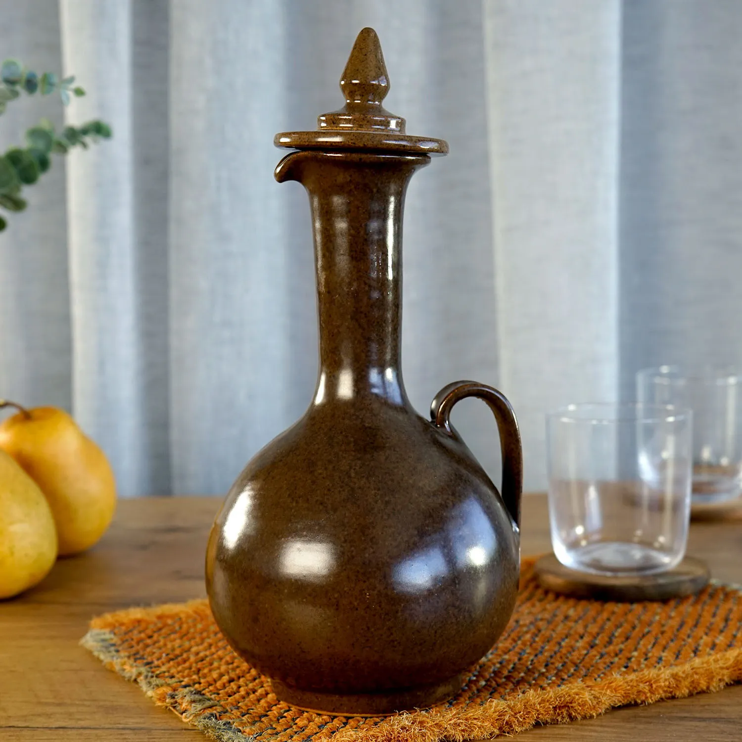 Large Brown Cruet